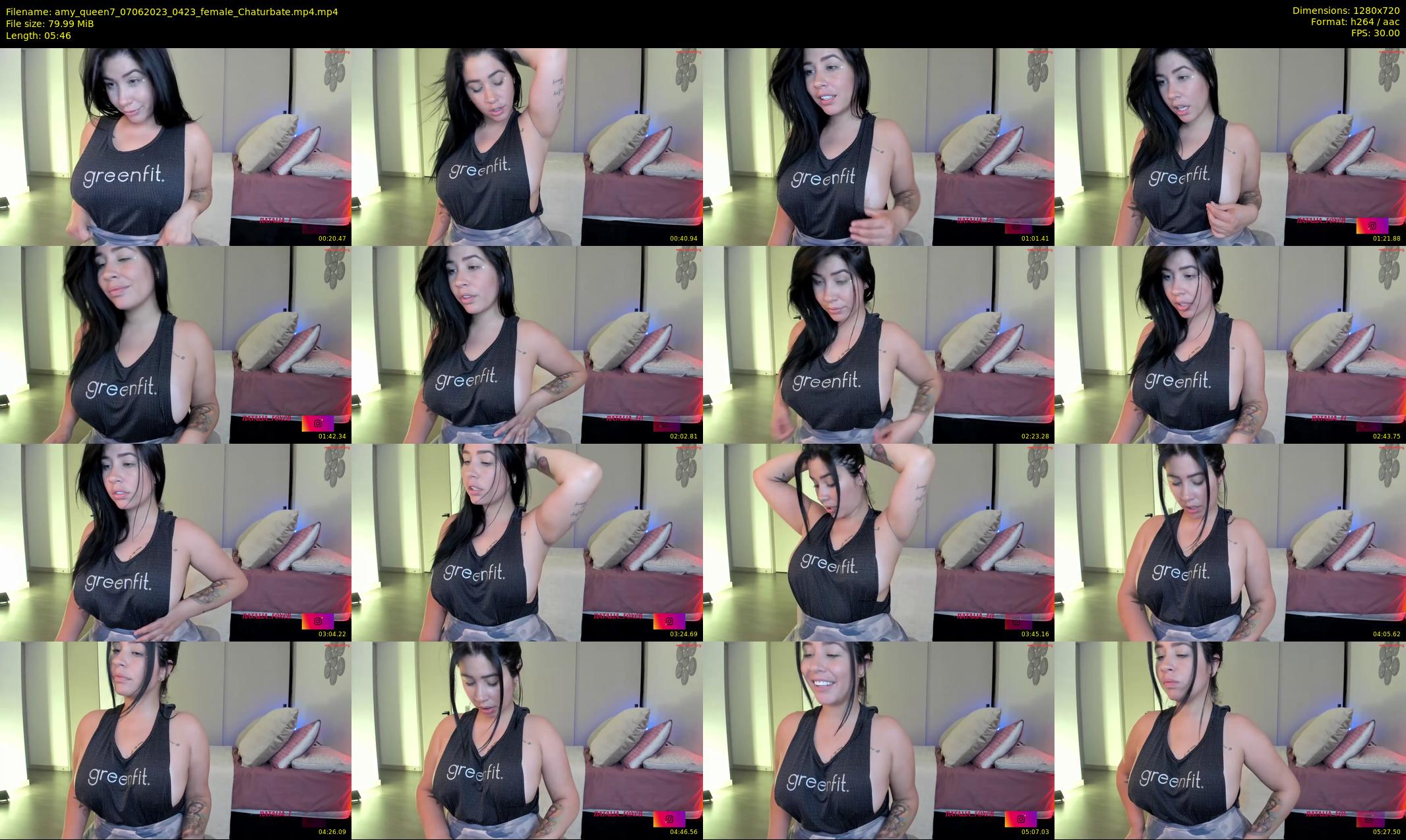 amy_queen7 — 6 minute Chaturbate female cam show recording, 720p, Jun 7, 2023