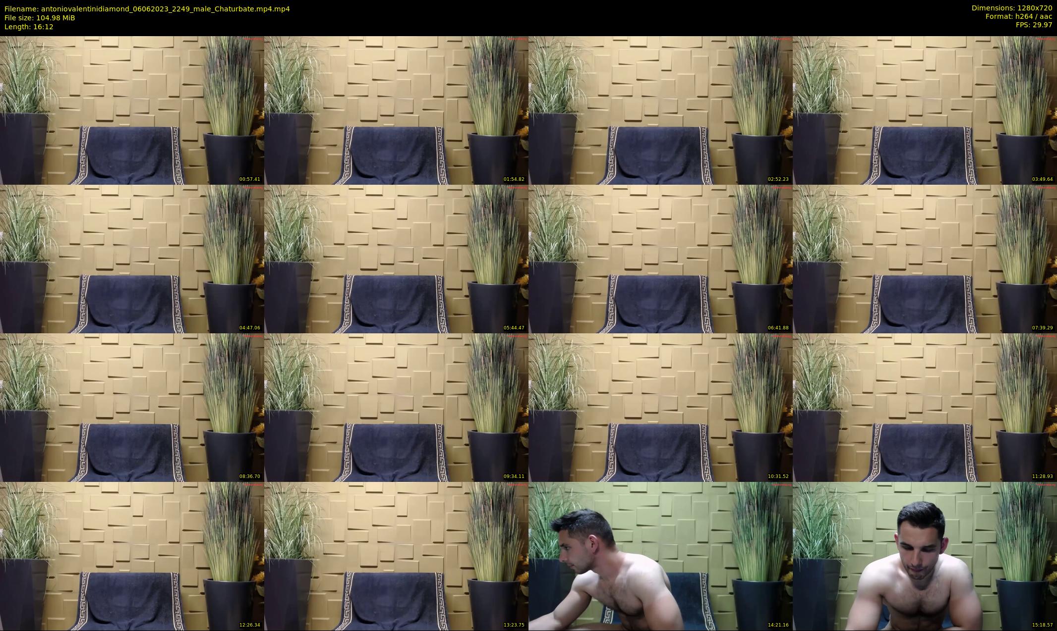 antoniovalentinidiamond — 17 minute Chaturbate male cam show recording, 720p, Jun 6, 2023
