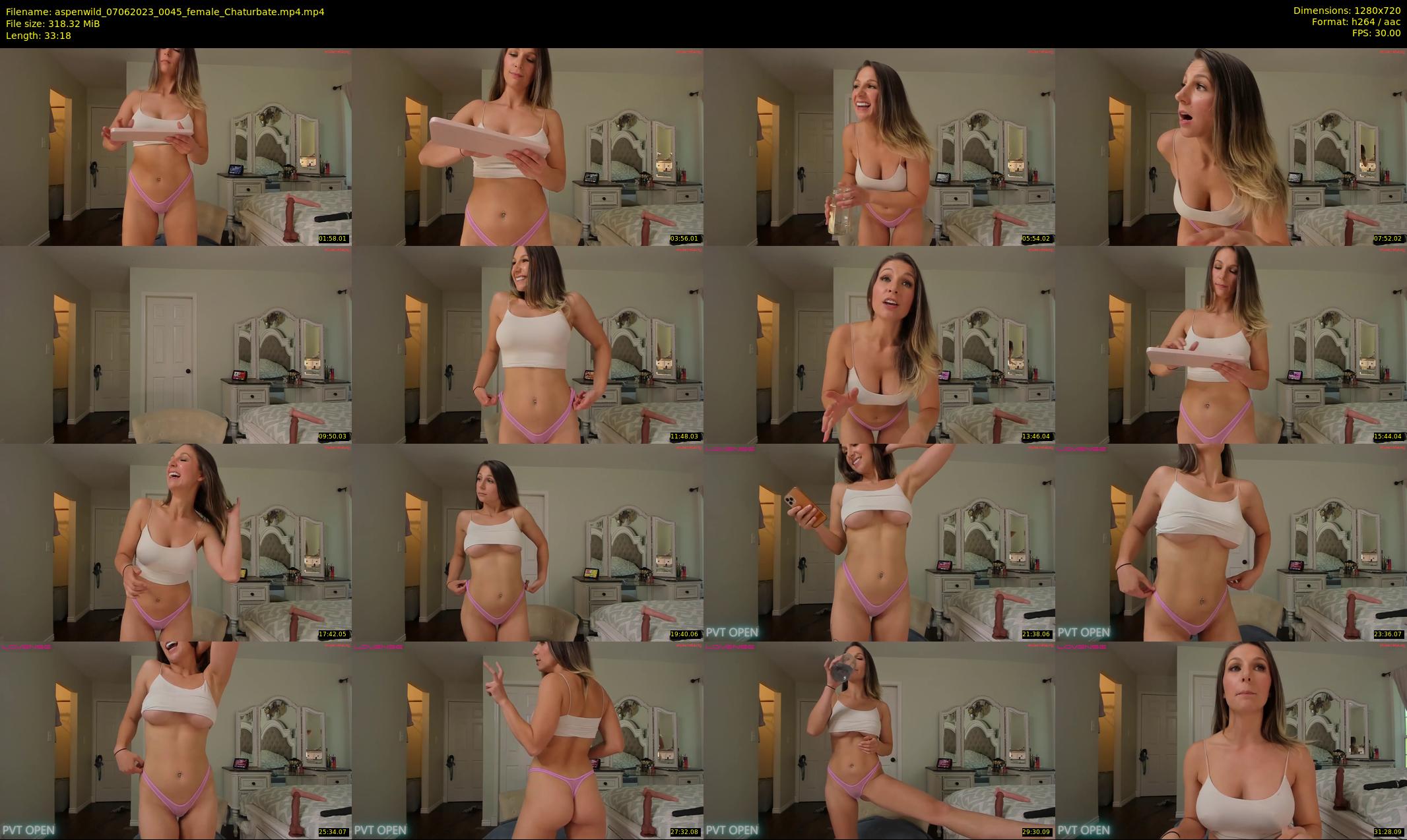 aspenwild — 34 minute Chaturbate female cam show recording, 720p, Jun 7, 2023