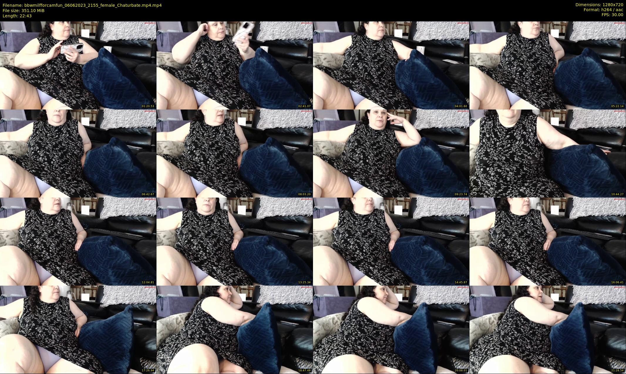 bbwmilfforcamfun — 23 minute Chaturbate female cam show recording, 720p, Jun 6, 2023