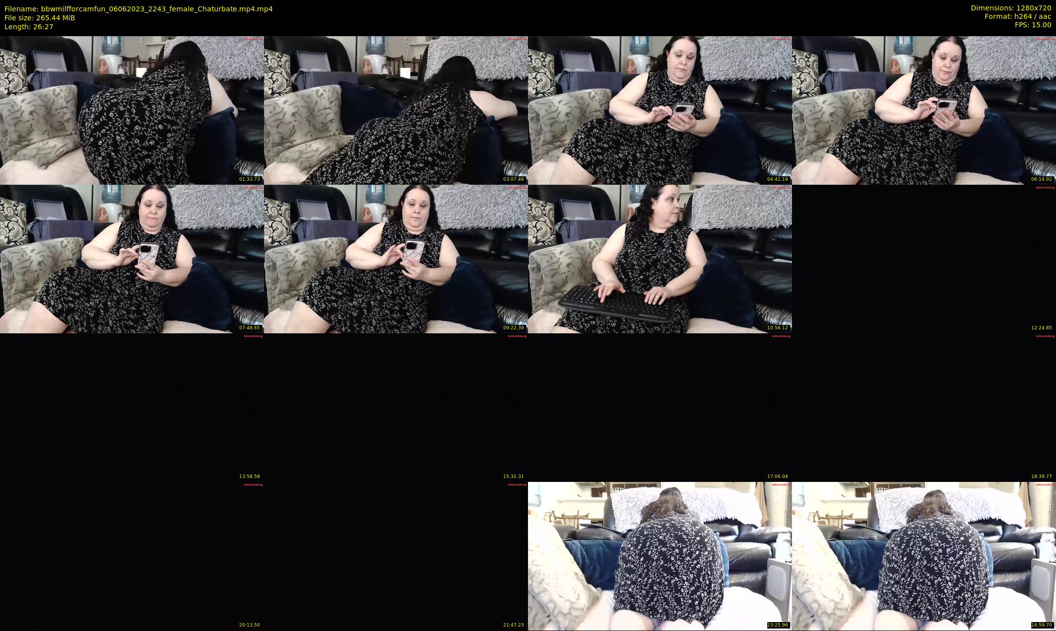 bbwmilfforcamfun — 27 minute Chaturbate female cam show recording, 720p, Jun 6, 2023