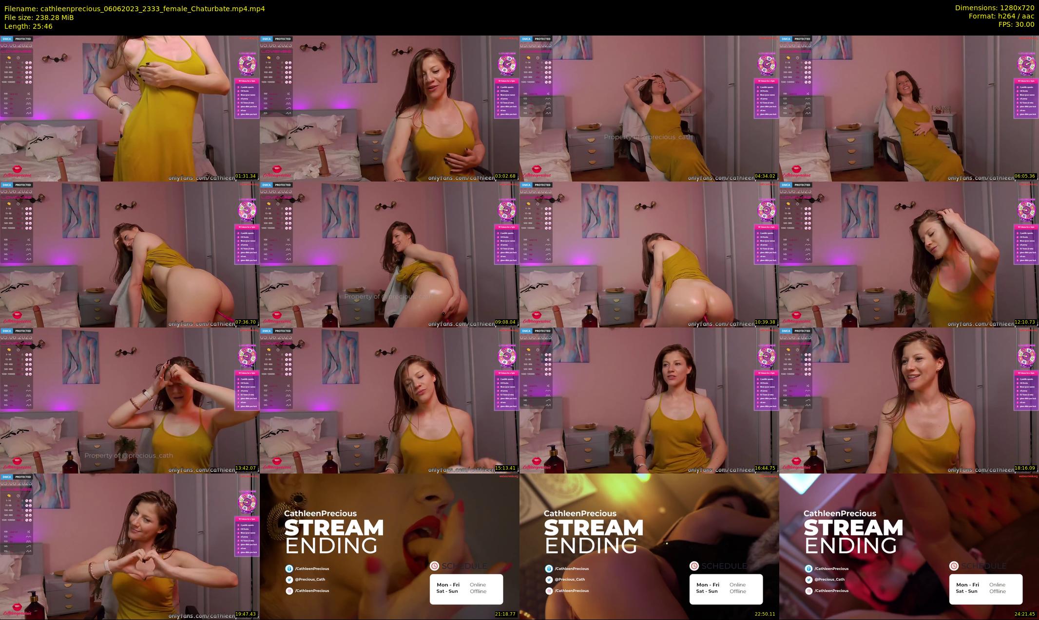 cathleenprecious — 26 minute Chaturbate female cam show recording, 720p, Jun 6, 2023