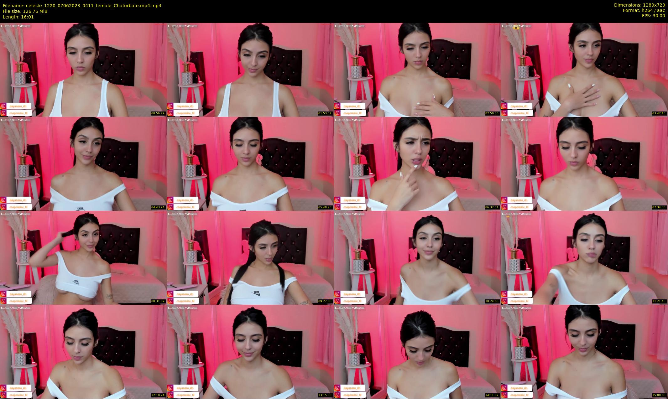 celeste_1220 — 17 minute Chaturbate female cam show recording, 720p, Jun 7, 2023