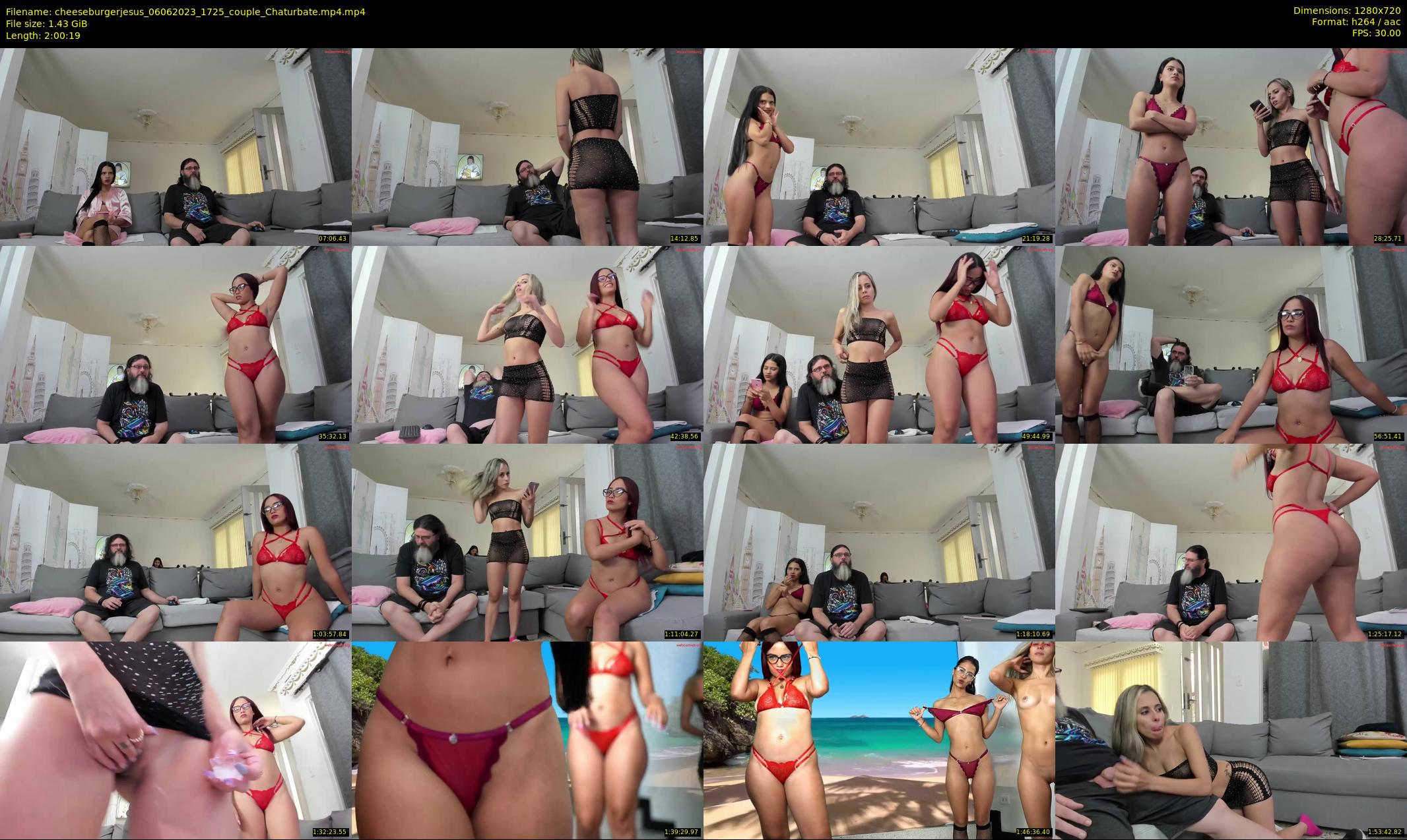 cheeseburgerjesus — 121 minute Chaturbate couple cam show recording, 720p, Jun 6, 2023