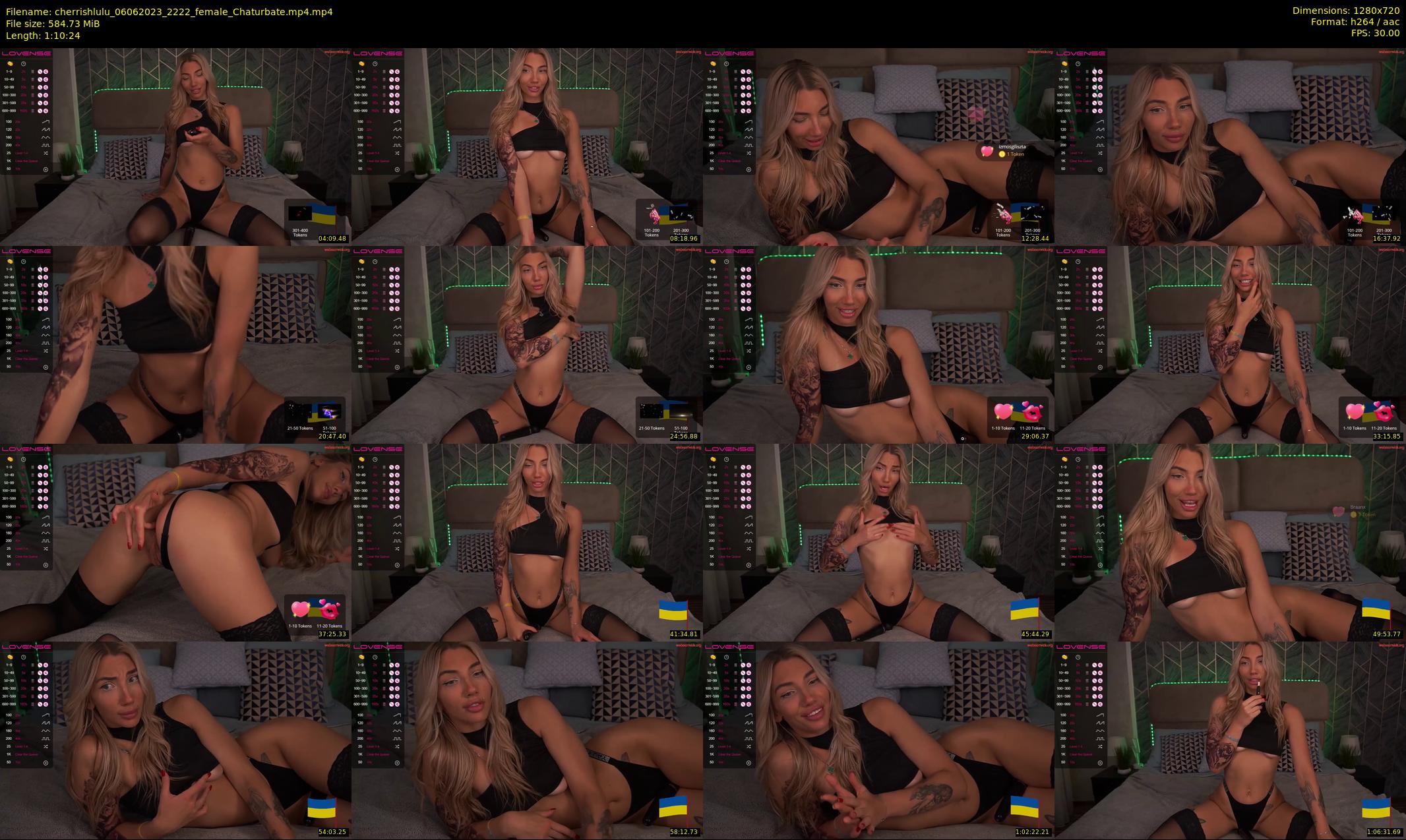 cherrishlulu — 71 minute Chaturbate female cam show recording, 720p, Jun 6, 2023