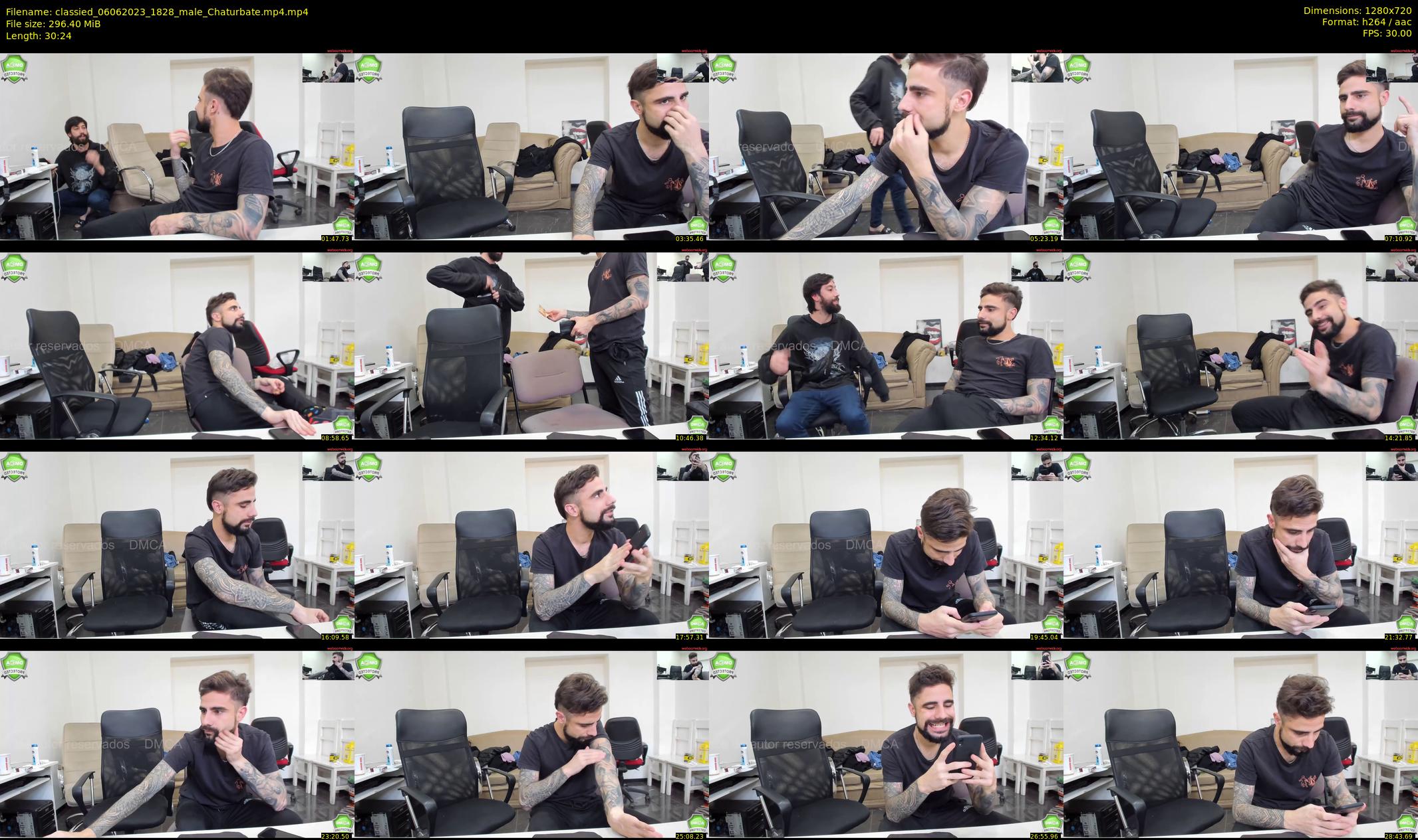 classied — 31 minute Chaturbate male cam show recording, 720p, Jun 6, 2023