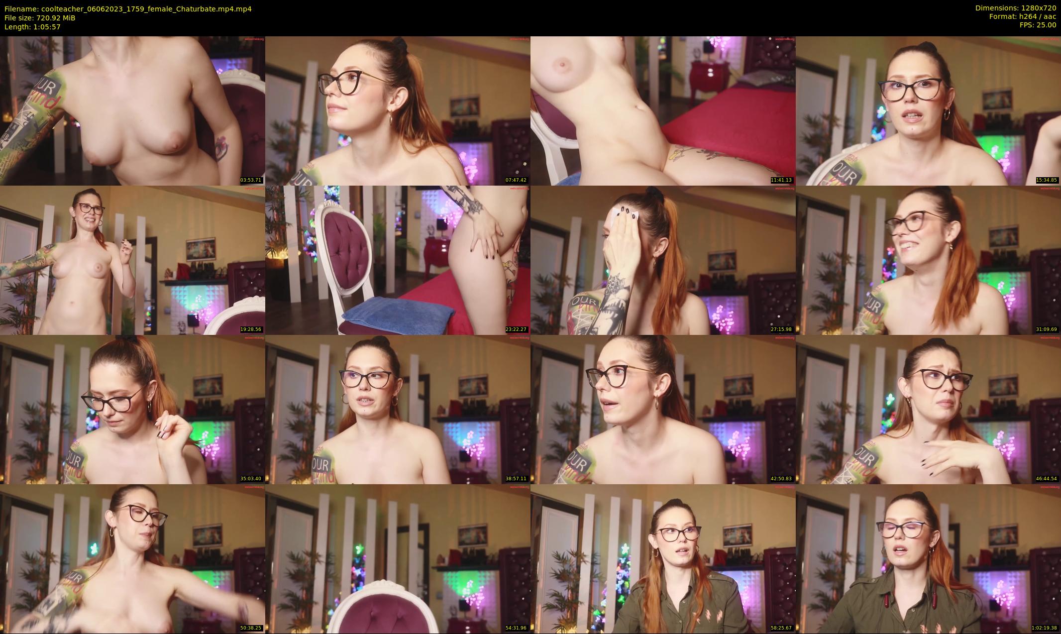 coolteacher — 66 minute Chaturbate female cam show recording, 720p, Jun 6, 2023
