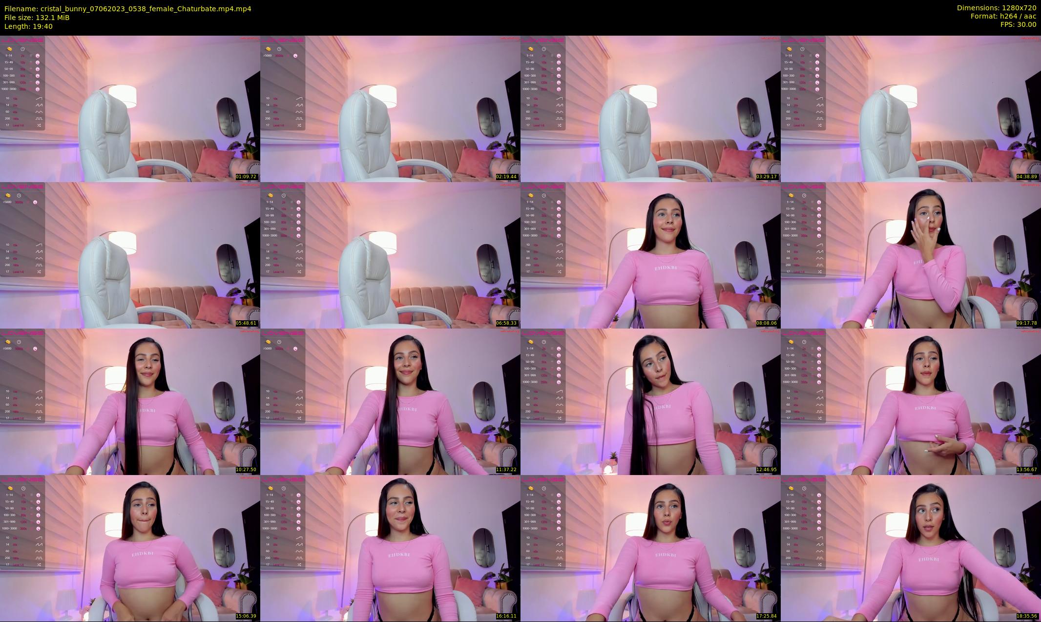 cristal_bunny — 20 minute Chaturbate female cam show recording, 720p, Jun 7, 2023