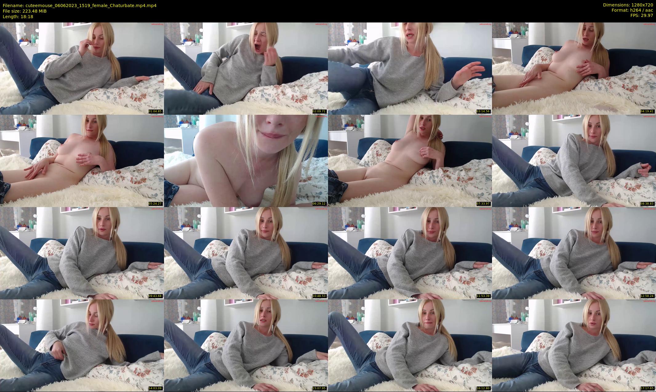 cuteemouse — 19 minute Chaturbate female cam show recording, 720p, Jun 6, 2023