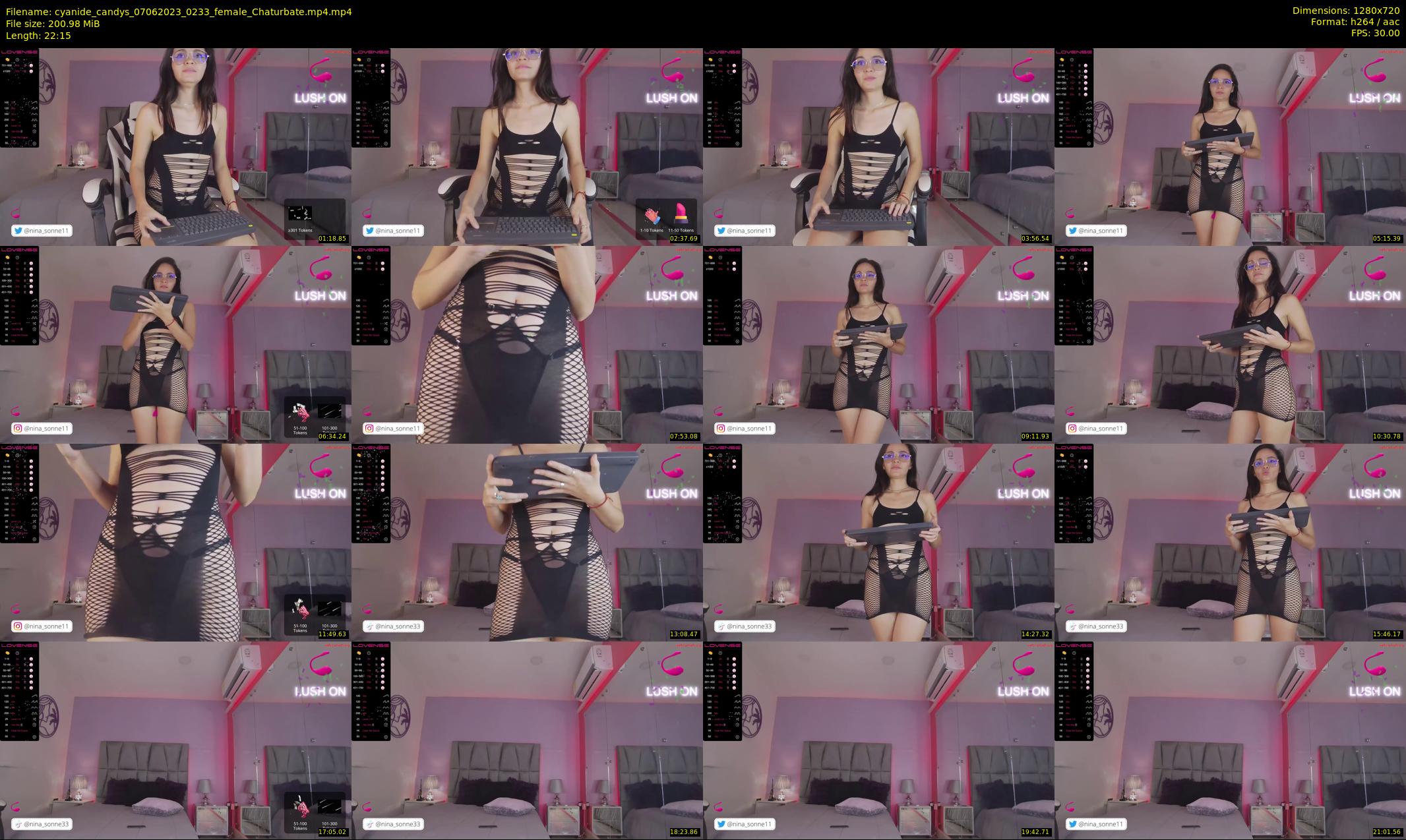 cyanide_candys — 23 minute Chaturbate female cam show recording, 720p, Jun 7, 2023