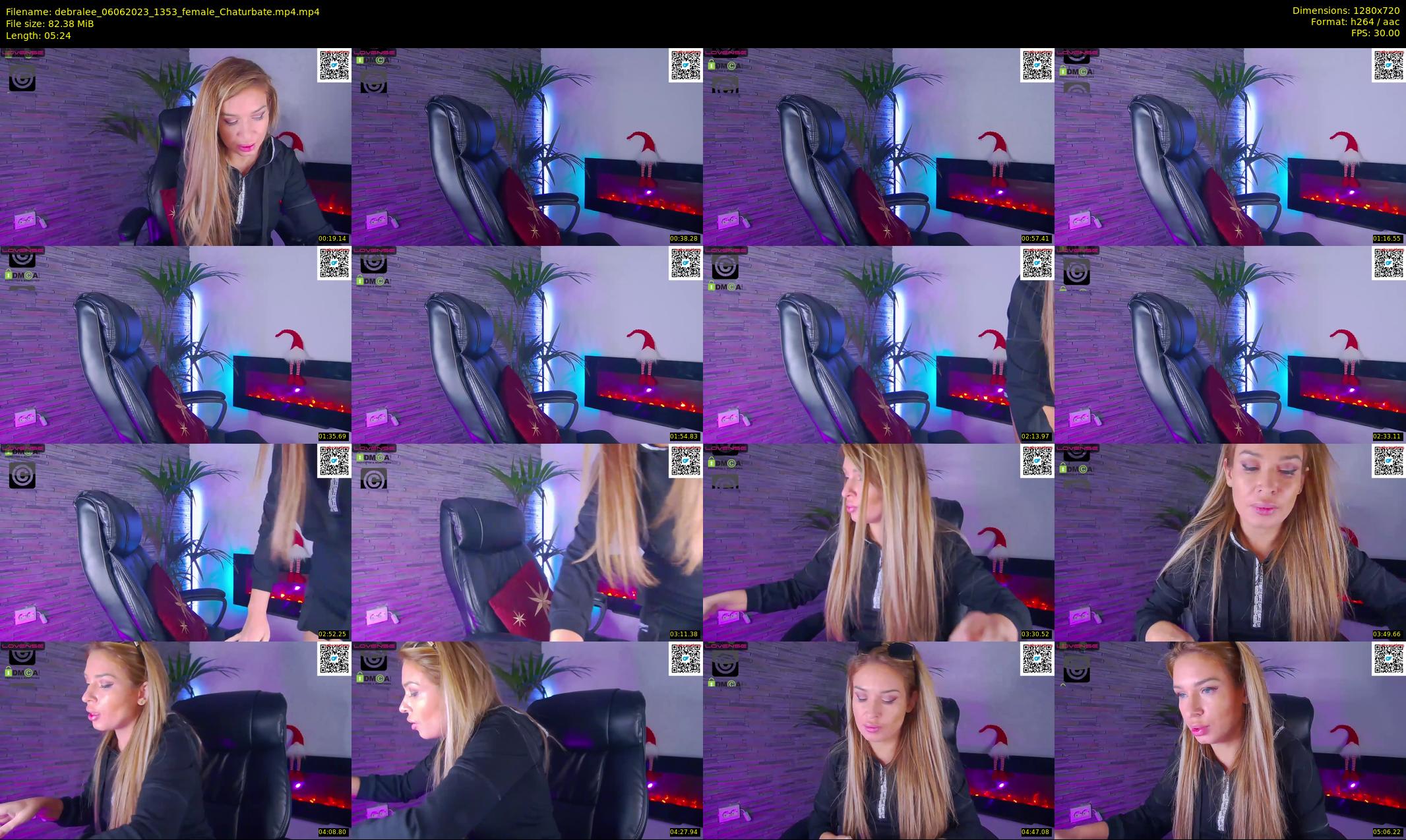 debralee — 6 minute Chaturbate female cam show recording, 720p, Jun 6, 2023