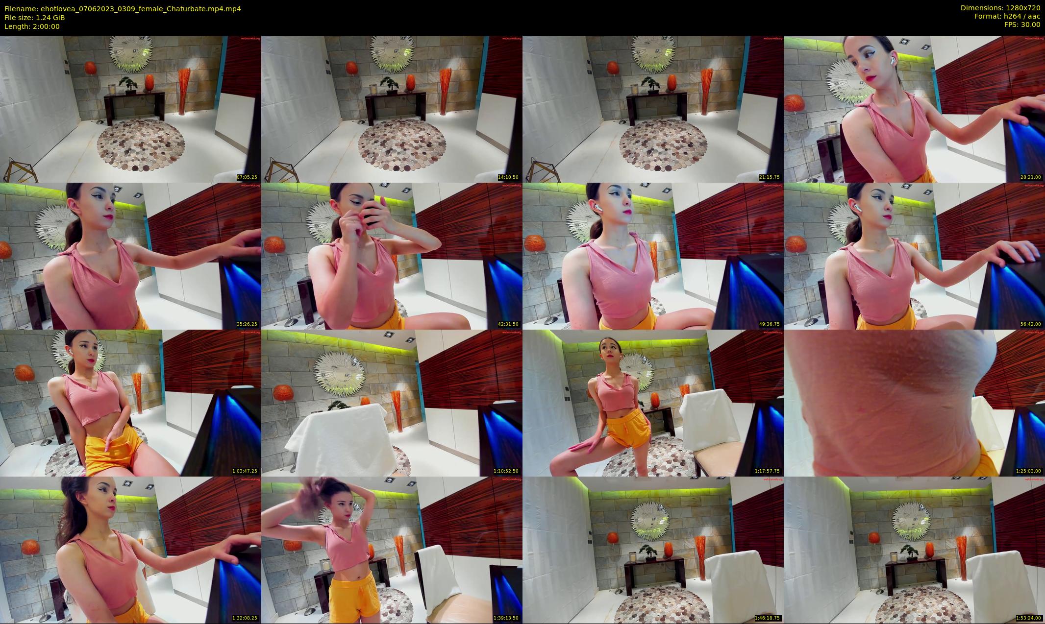 ehotlovea — 120 minute Chaturbate female cam show recording, 720p, Jun 7, 2023
