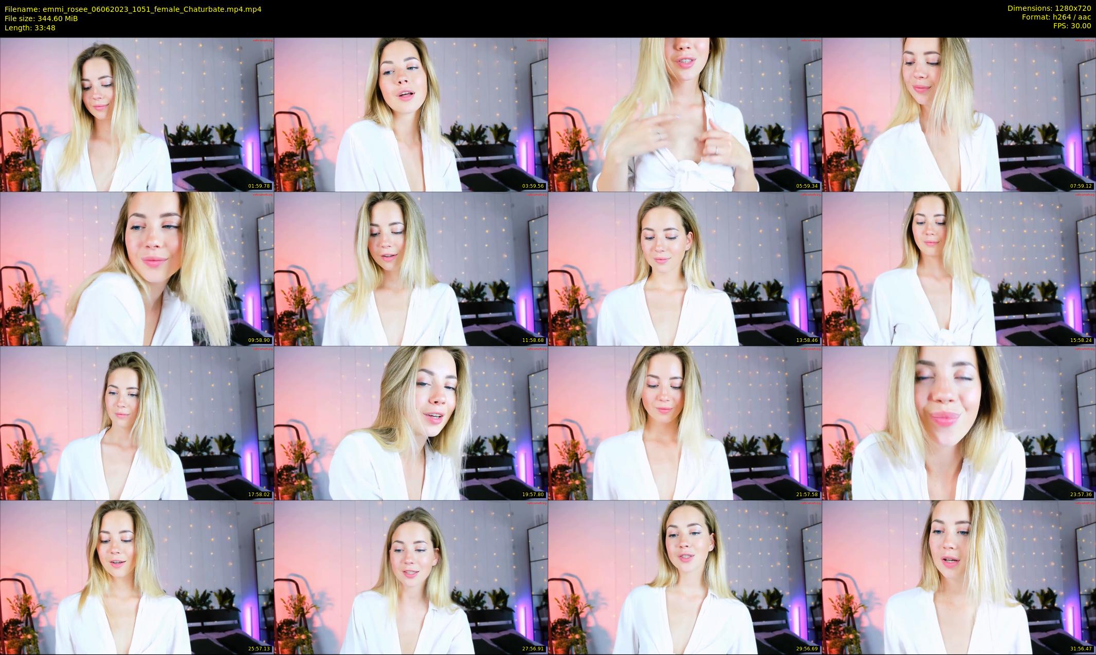 emmi_rosee — 34 minute Chaturbate female cam show recording, 720p, Jun 6, 2023