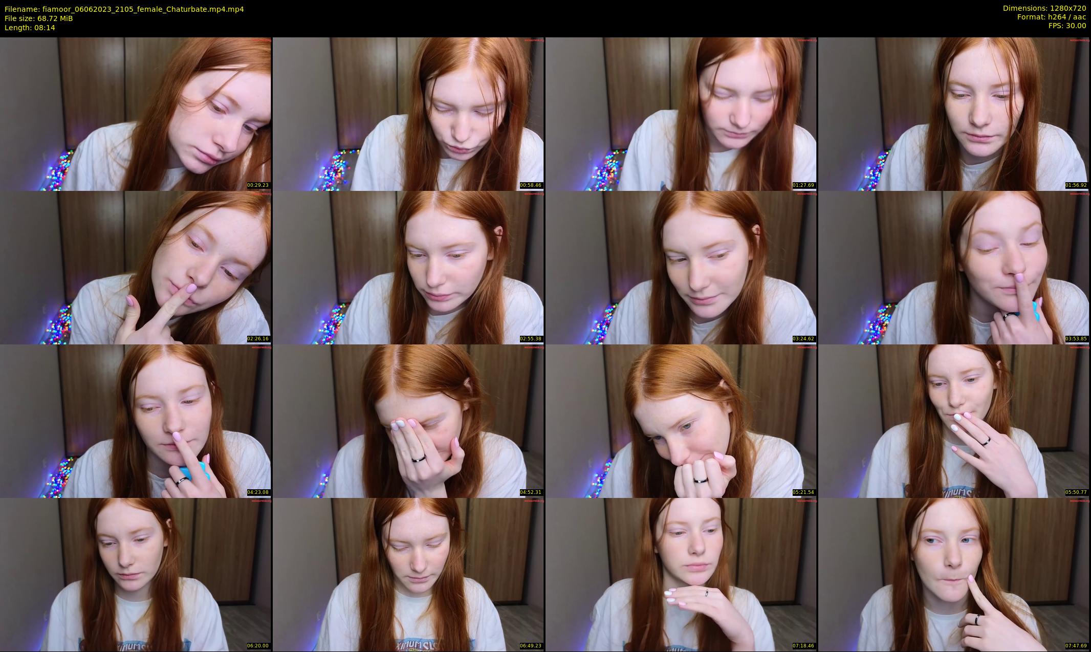 fiamoor — 9 minute Chaturbate female cam show recording, 720p, Jun 6, 2023