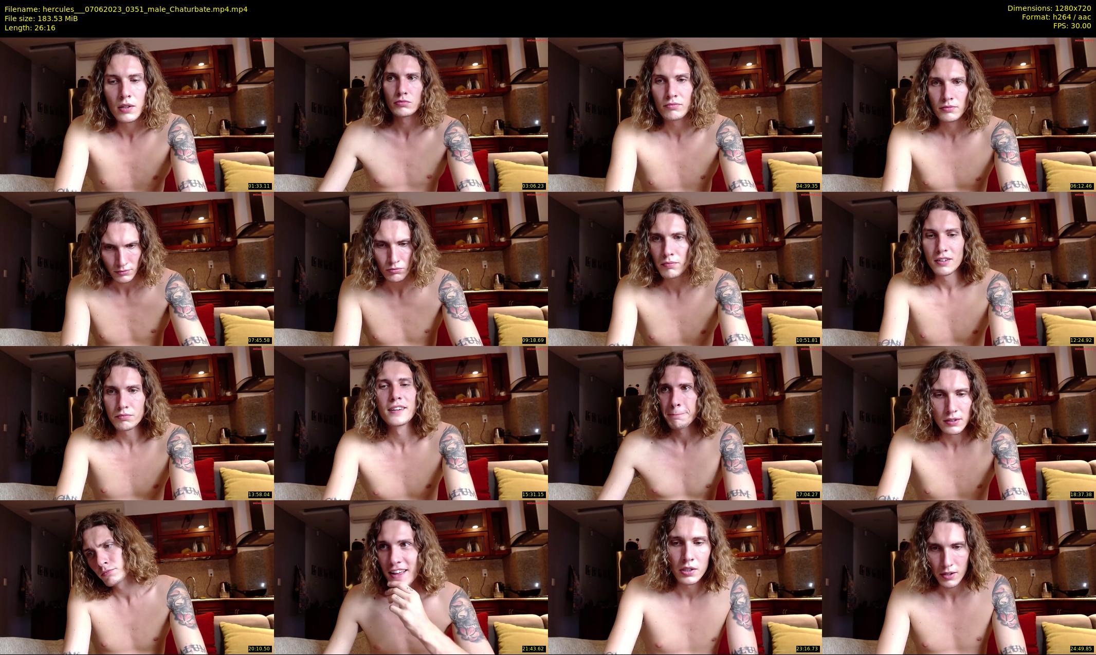 hercules__ — 27 minute Chaturbate male cam show recording, 720p, Jun 7, 2023