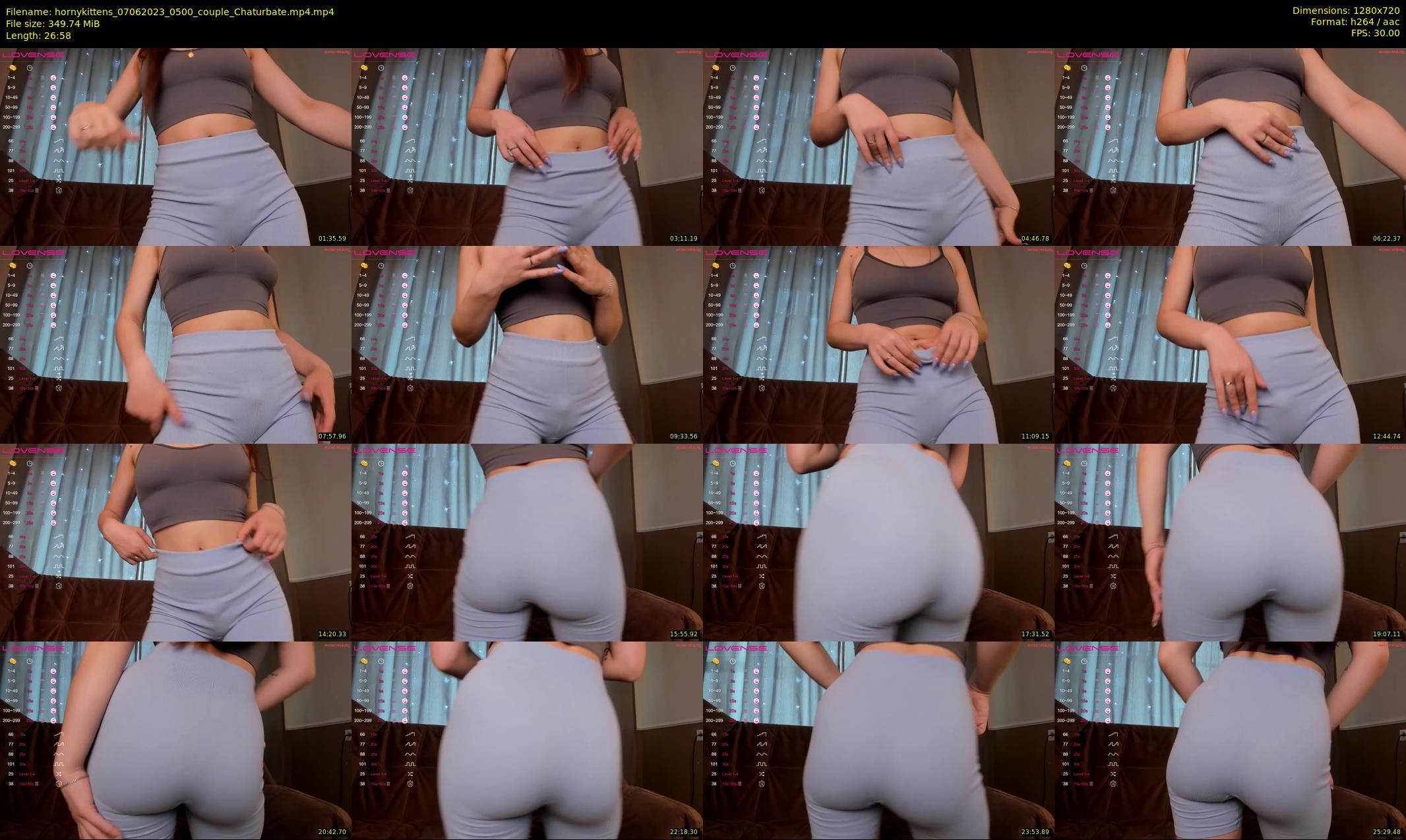 hornykittens — 27 minute Chaturbate couple cam show recording, 720p, Jun 7, 2023