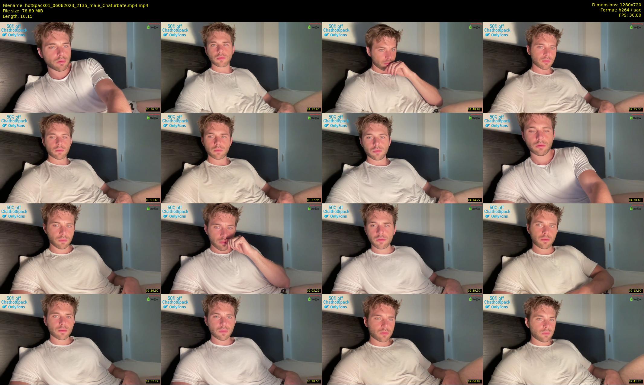 hot8pack01 — 11 minute Chaturbate male cam show recording, 720p, Jun 6, 2023