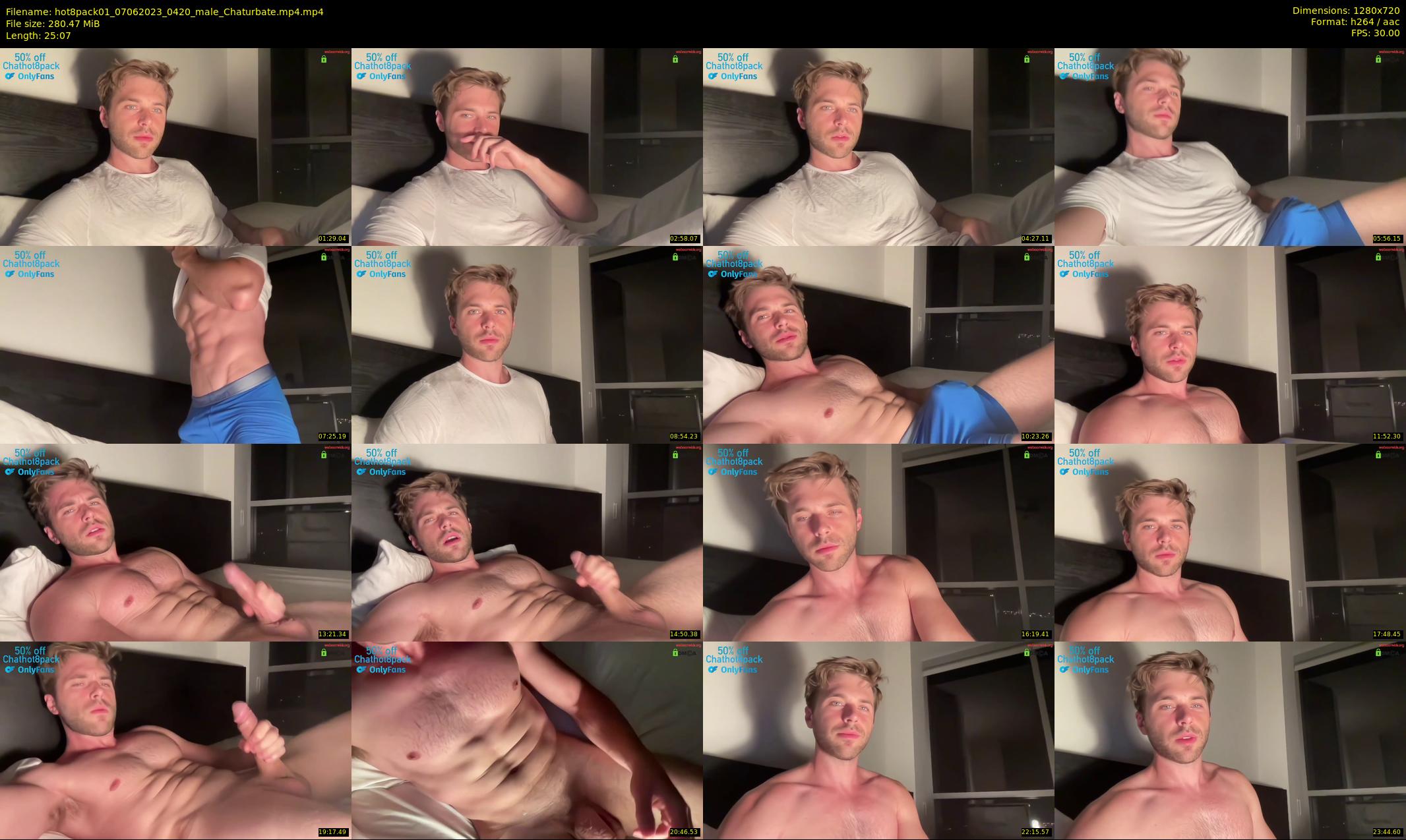 hot8pack01 — 26 minute Chaturbate male cam show recording, 720p, Jun 7, 2023