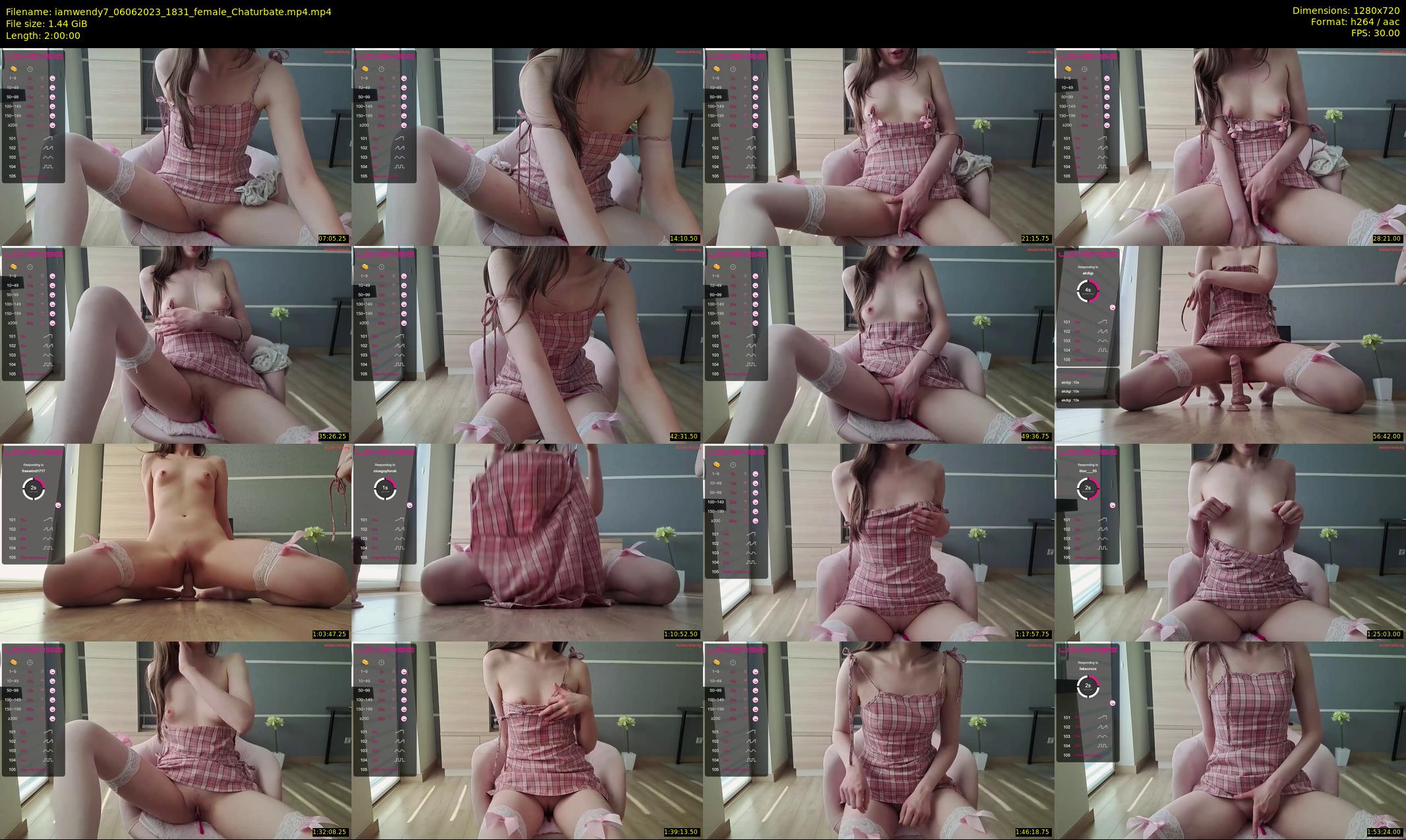 iamwendy7 — 120 minute Chaturbate female cam show recording, 720p, Jun 6, 2023