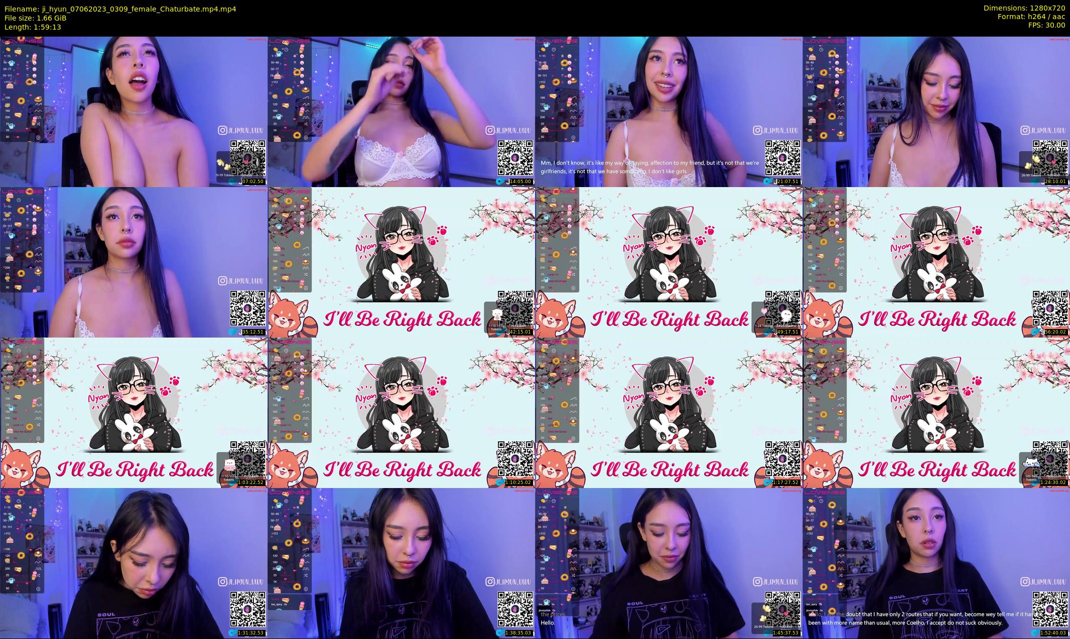 ji_hyun — 120 minute Chaturbate female cam show recording, 720p, Jun 7, 2023