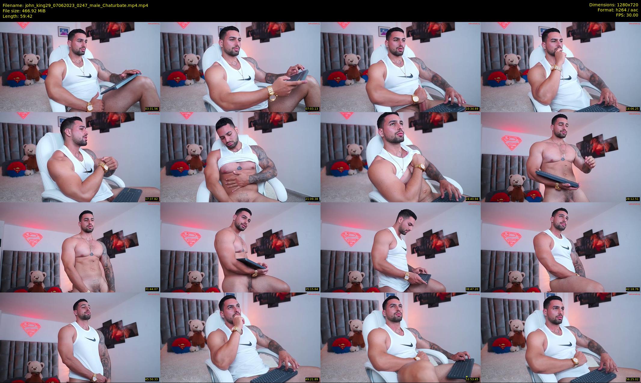john_king29 — 60 minute Chaturbate male cam show recording, 720p, Jun 7, 2023