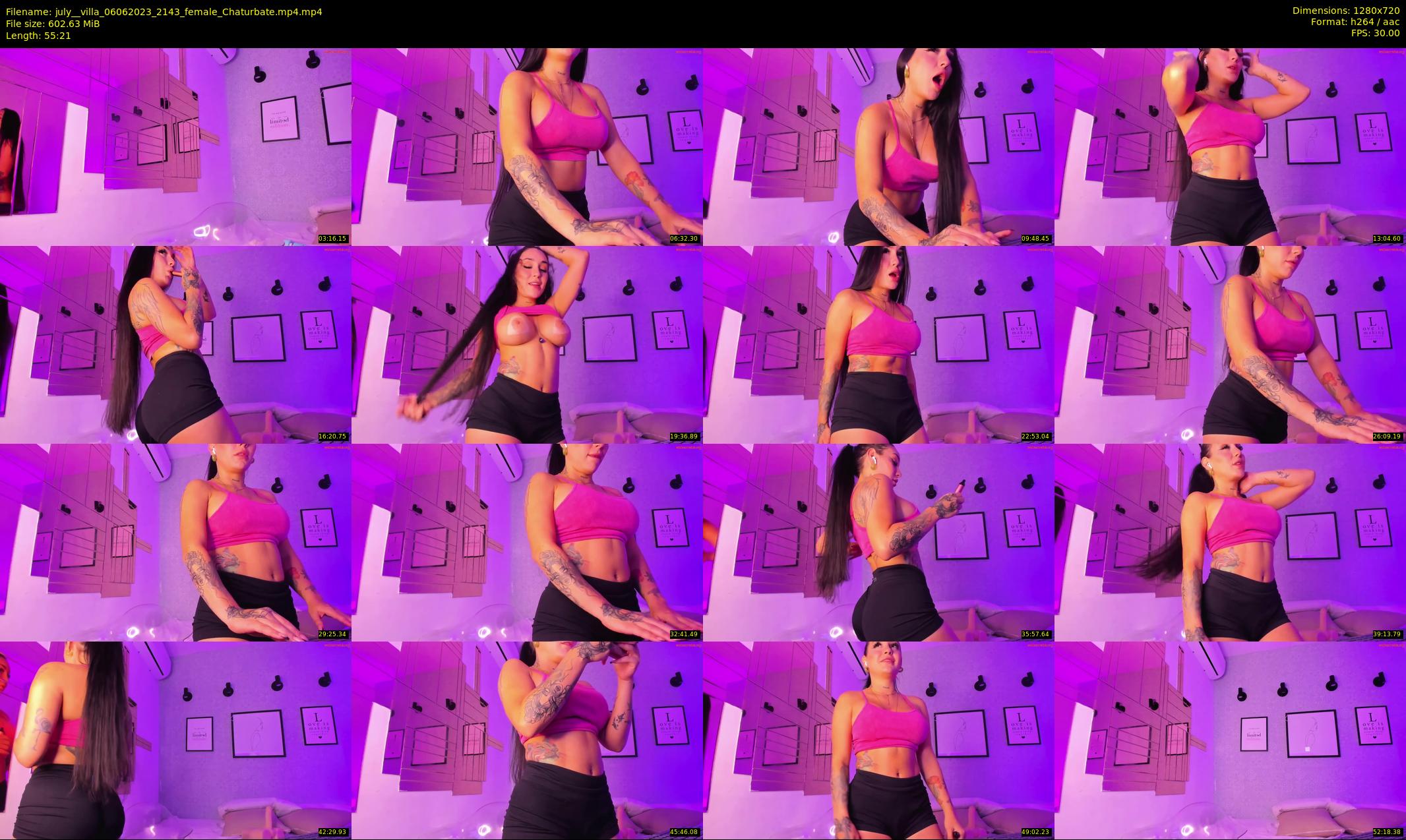 july__villa — 56 minute Chaturbate female cam show recording, 720p, Jun 6, 2023
