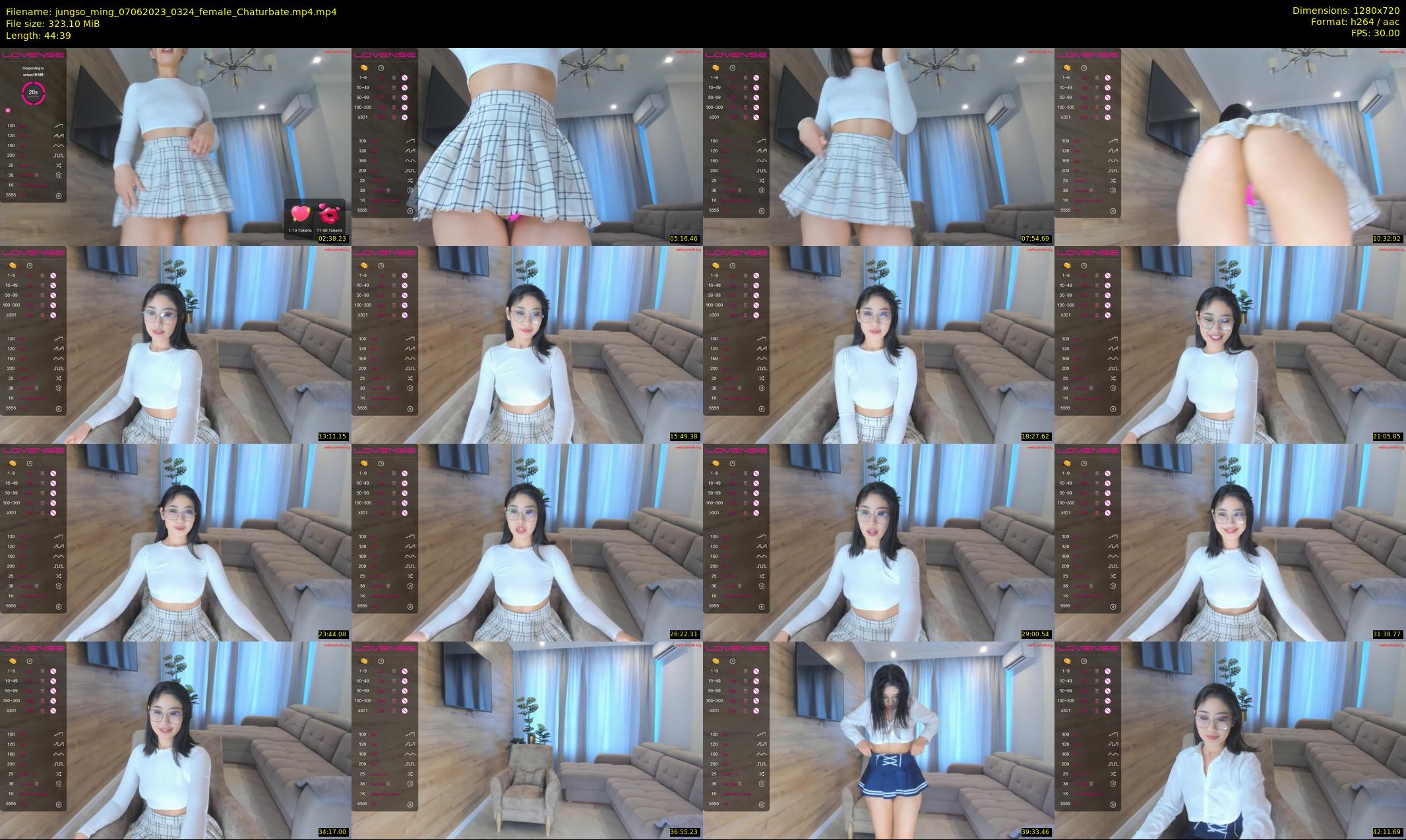 jungso_ming — 45 minute Chaturbate female cam show recording, 720p, Jun 7, 2023