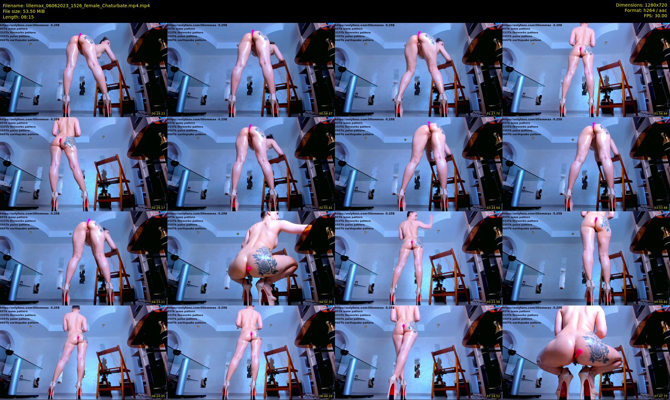 lillemax — 9 minute Chaturbate female cam show recording, 720p, Jun 6, 2023