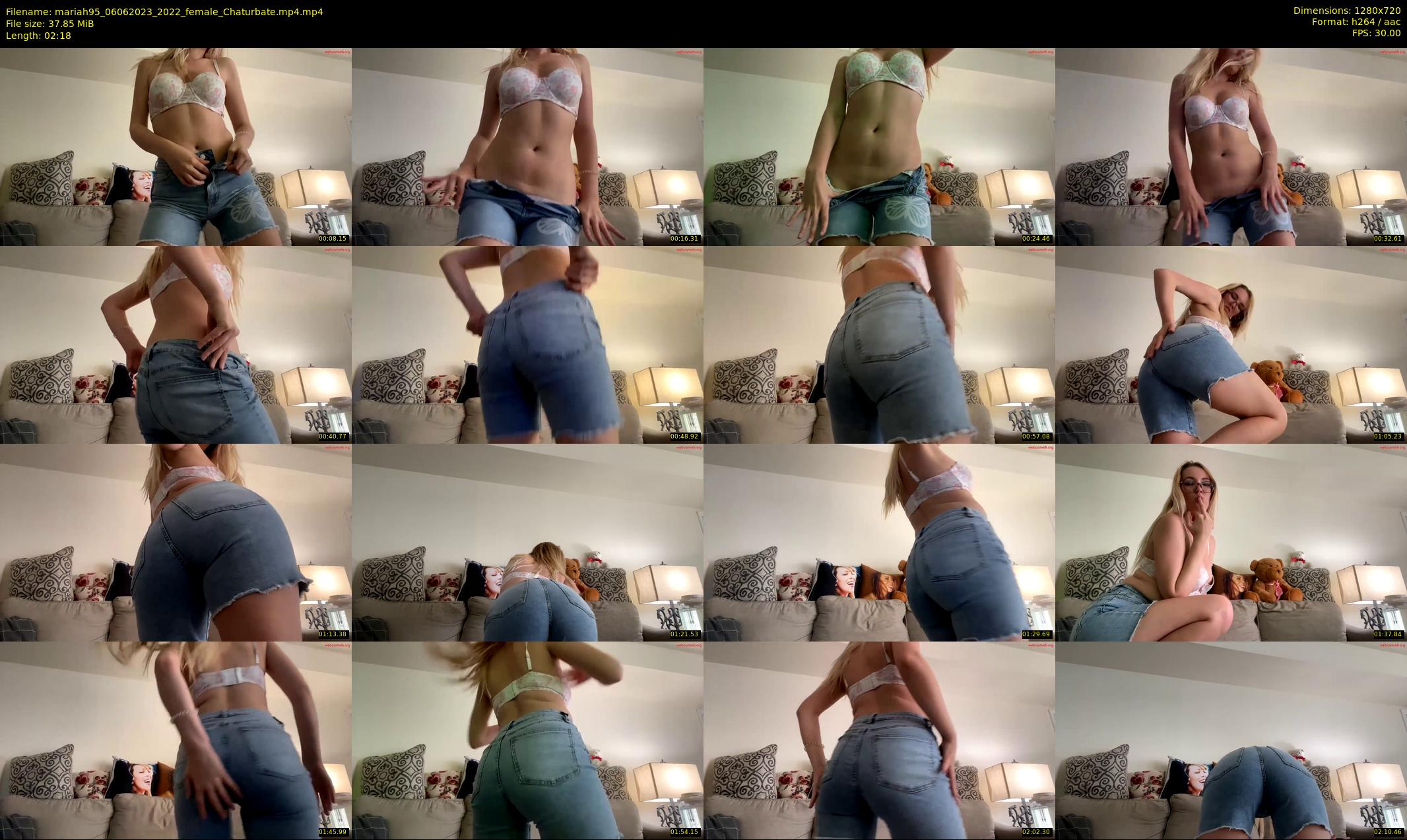 mariah95 — 3 minute Chaturbate female cam show recording, 720p, Jun 6, 2023