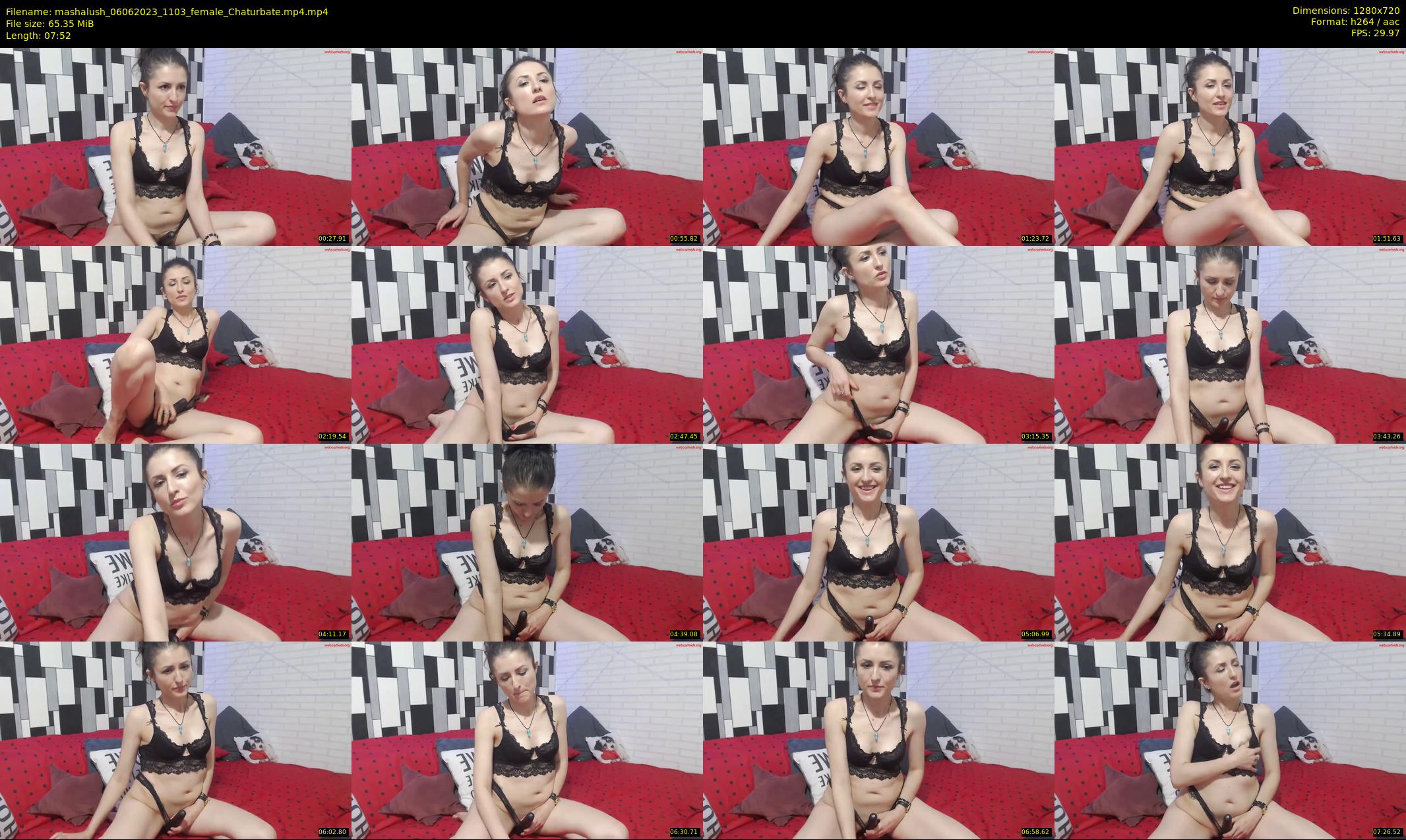 mashalush — 8 minute Chaturbate female cam show recording, 720p, Jun 6, 2023