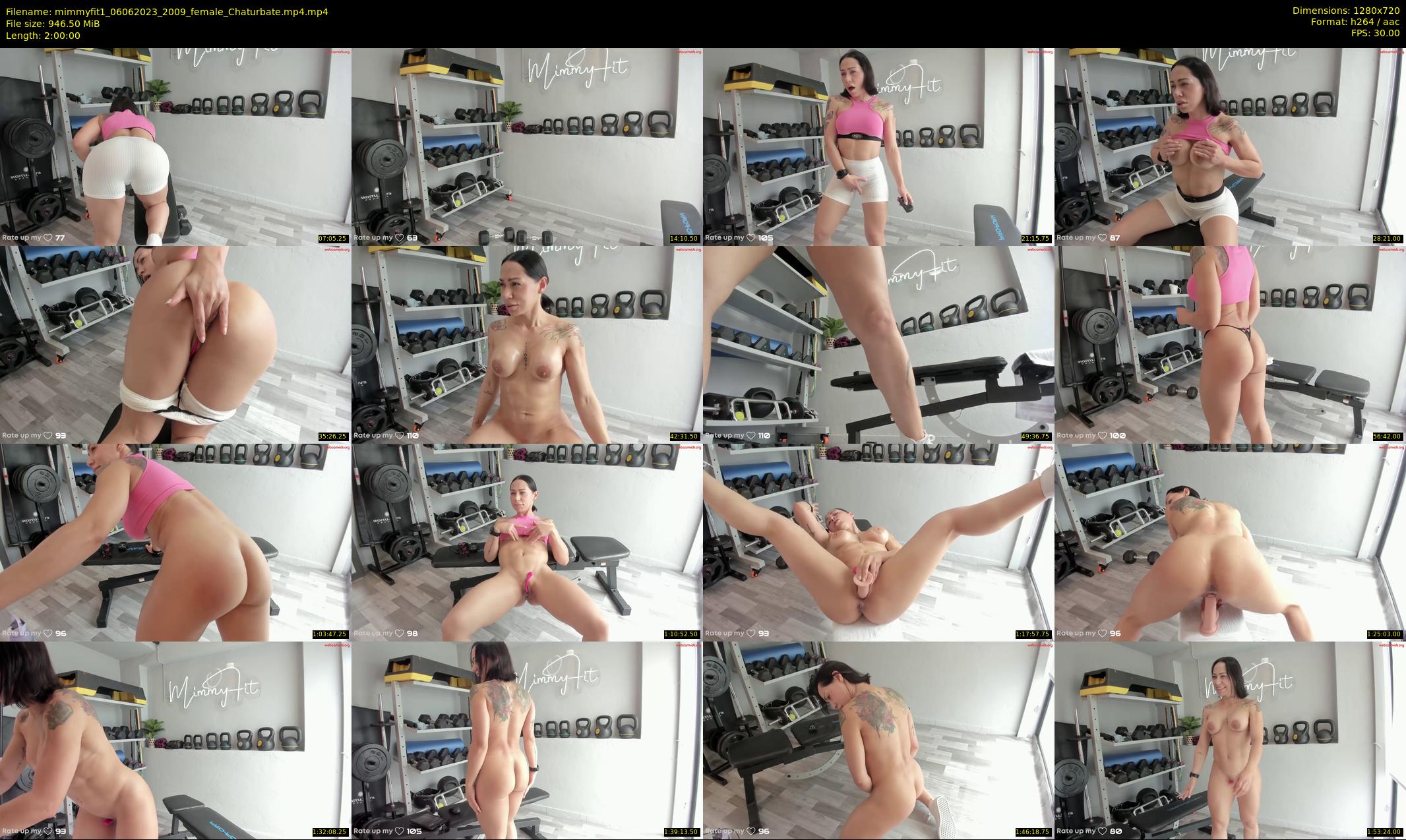 mimmyfit1 — 120 minute Chaturbate female cam show recording, 720p, Jun 6, 2023