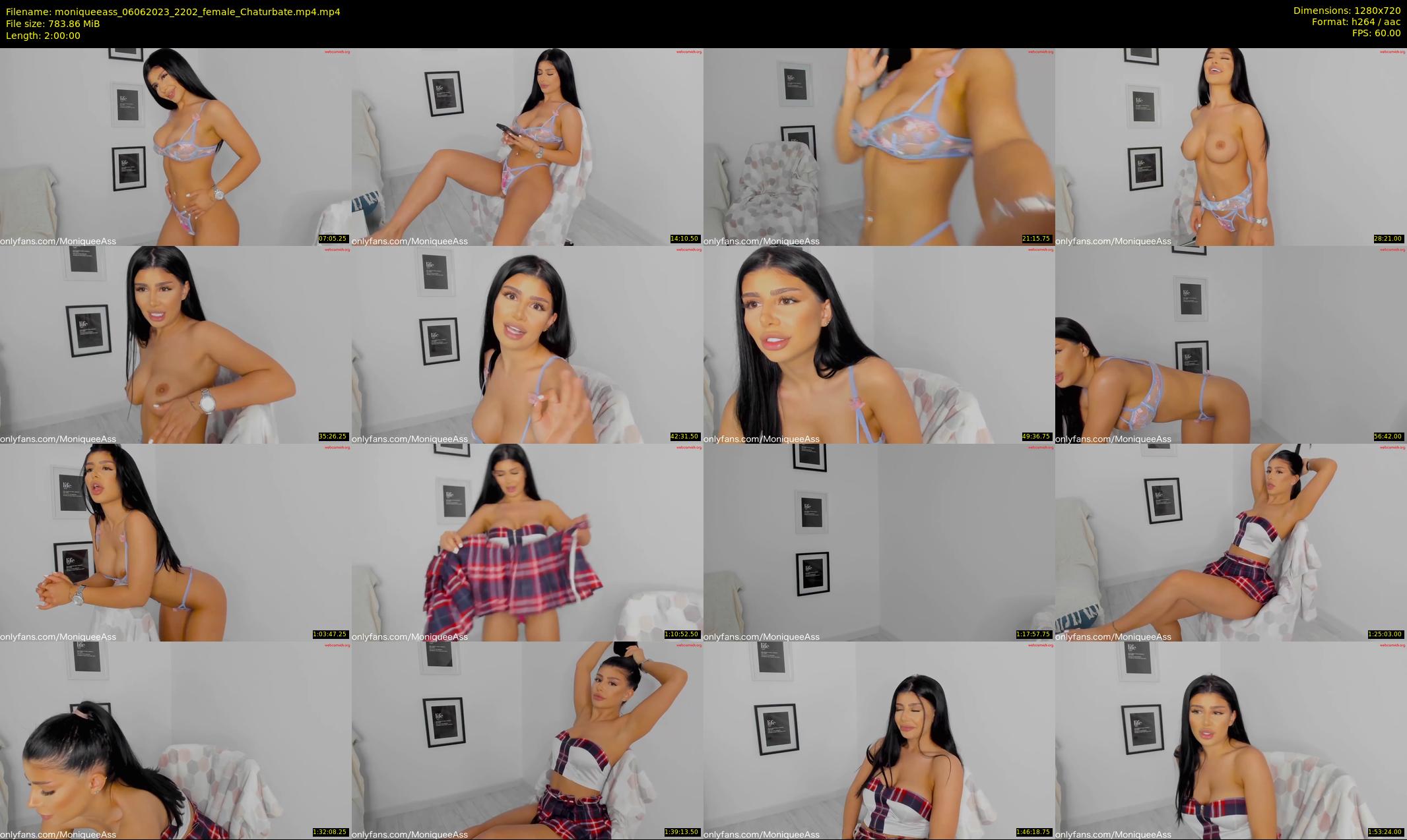 moniqueeass — 120 minute Chaturbate female cam show recording, 720p, Jun 6, 2023