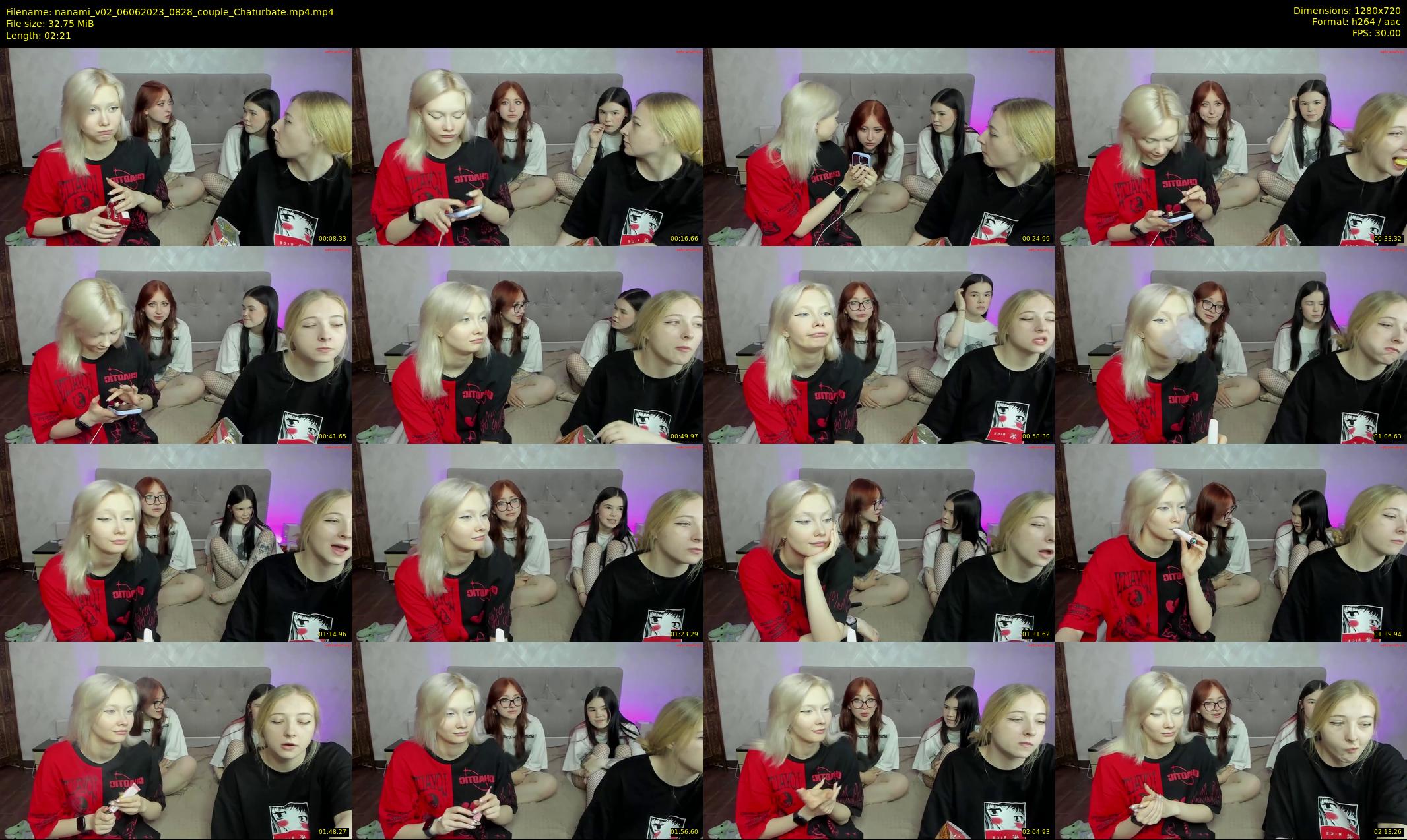nanami_v02 — 3 minute Chaturbate couple cam show recording, 720p, Jun 6, 2023