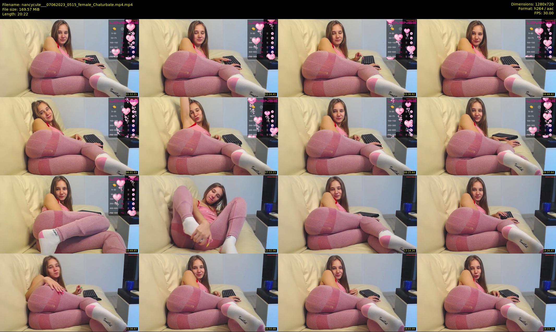 nancycute__ — 21 minute Chaturbate female cam show recording, 720p, Jun 7, 2023