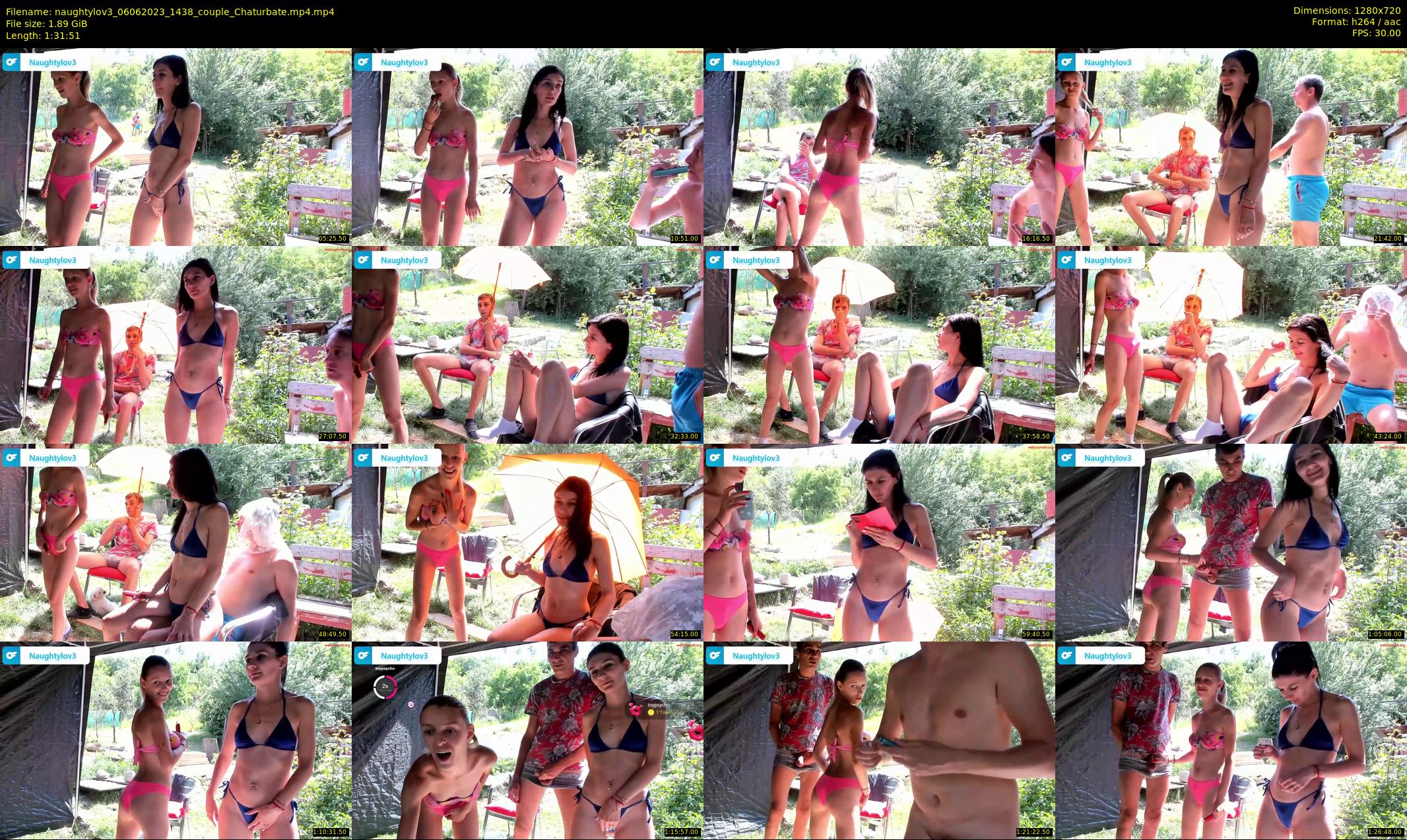 naughtylov3 — 92 minute Chaturbate couple cam show recording, 720p, Jun 6, 2023