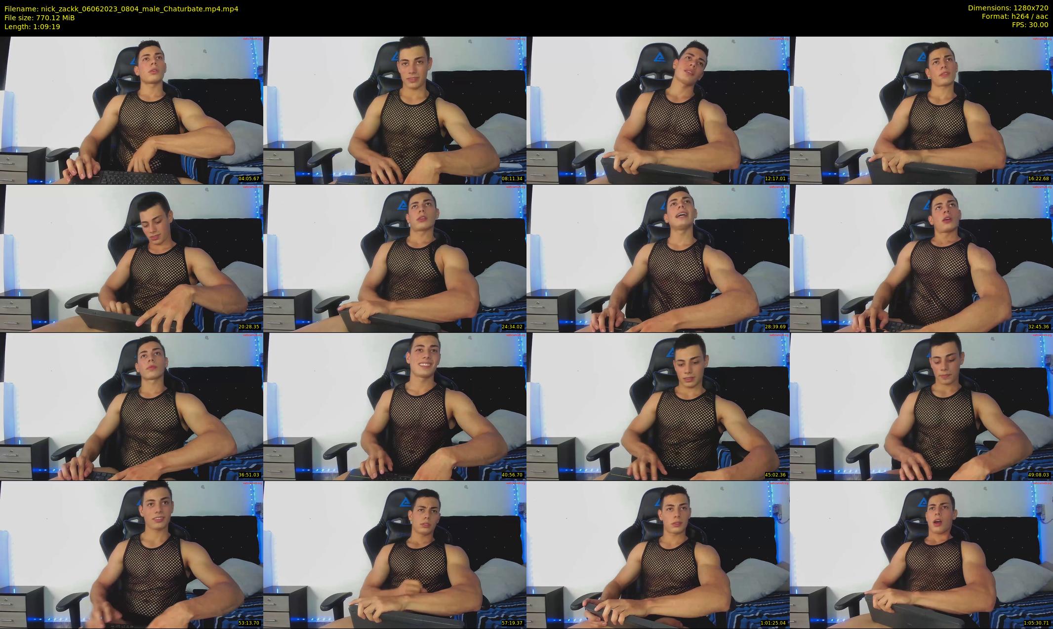 nick_zackk — 70 minute Chaturbate male cam show recording, 720p, Jun 6, 2023