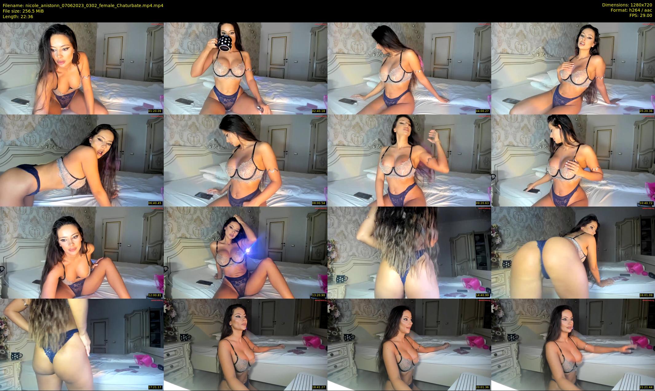 nicole_anistonn — 23 minute Chaturbate female cam show recording, 720p, Jun 7, 2023