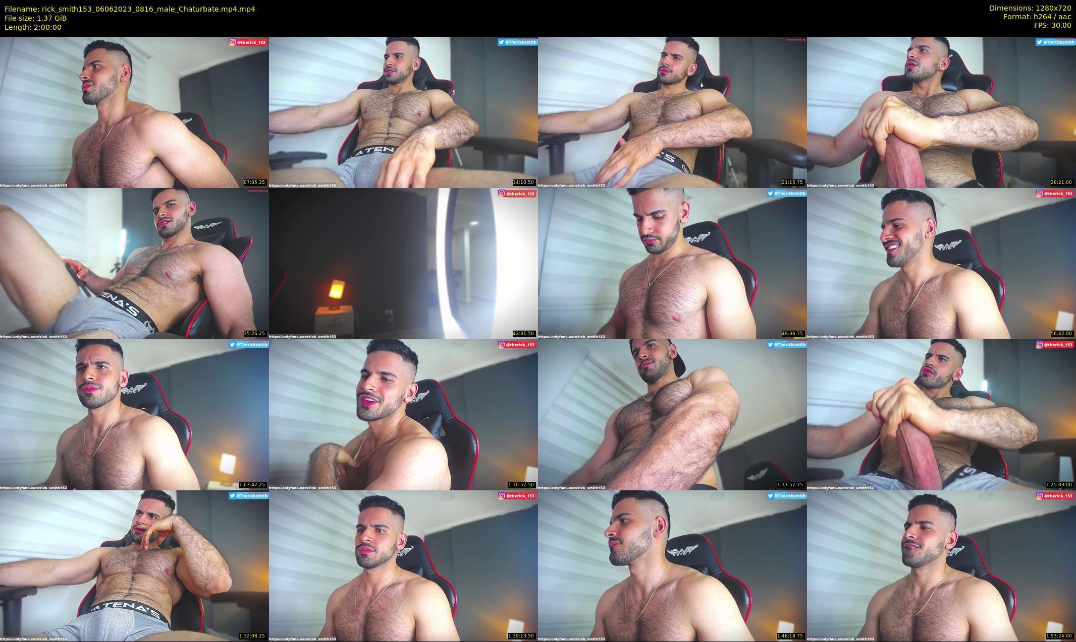 rick_smith153 — 120 minute Chaturbate male cam show recording, 720p, Jun 6, 2023