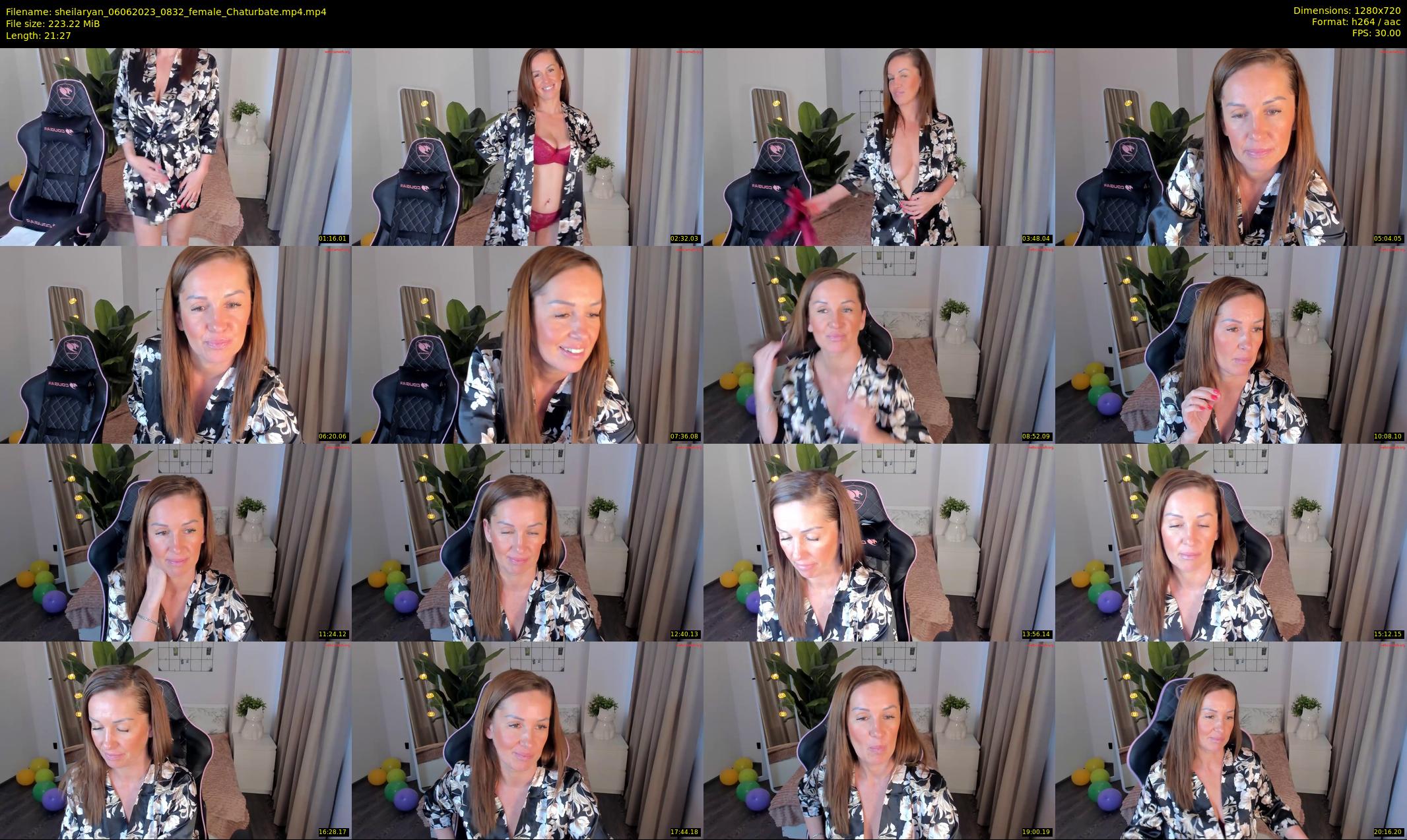 sheilaryan — 22 minute Chaturbate female cam show recording, 720p, Jun 6, 2023