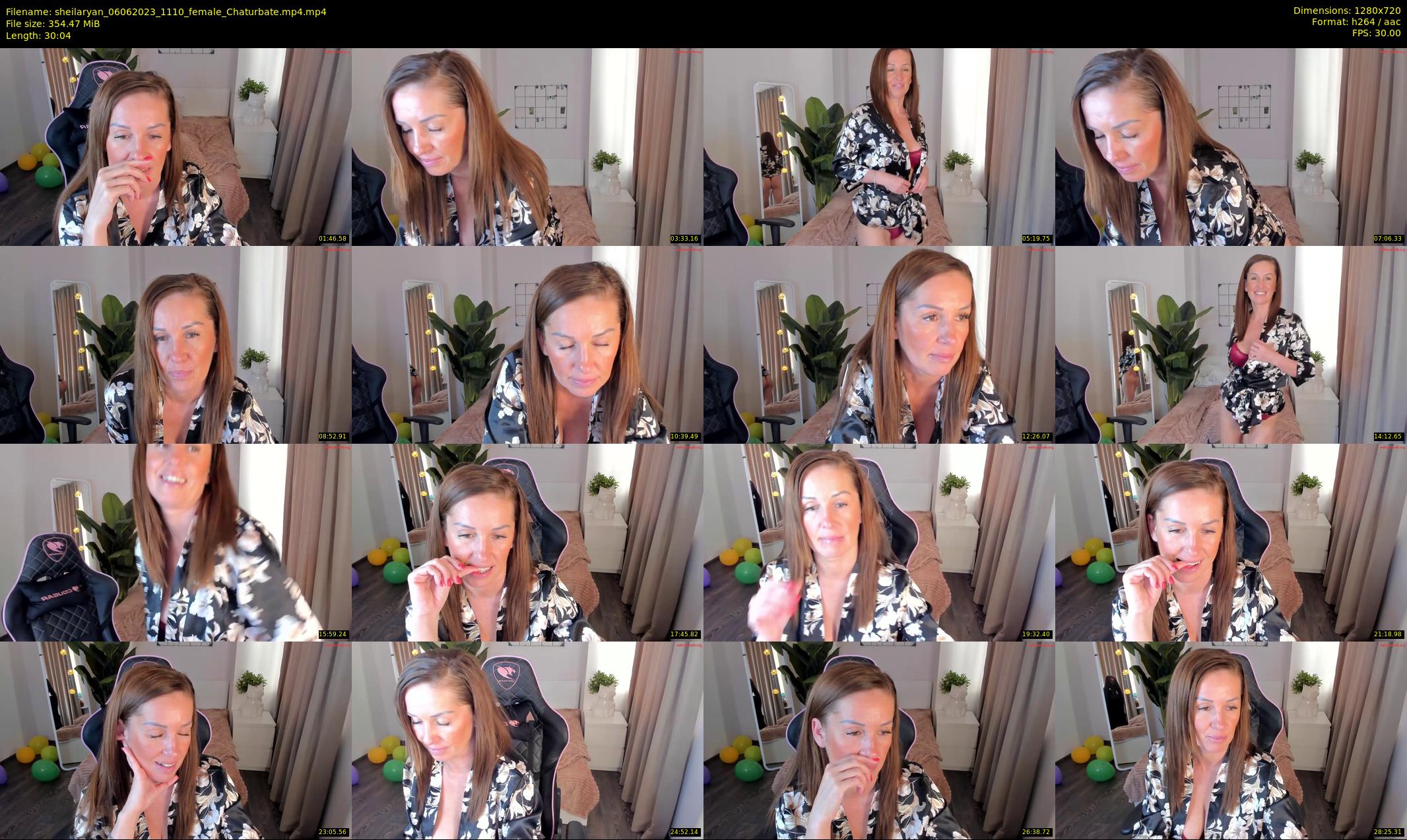 sheilaryan — 31 minute Chaturbate female cam show recording, 720p, Jun 6, 2023