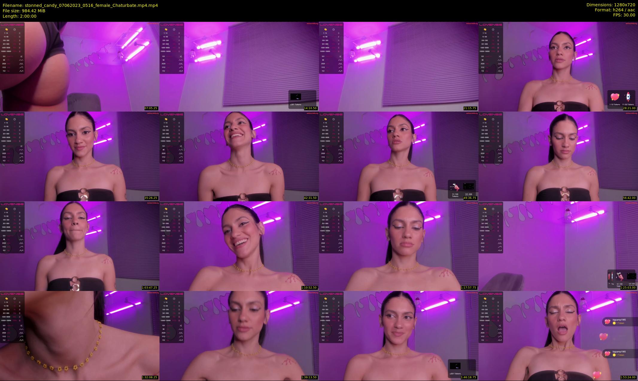 stonned_candy — 120 minute Chaturbate female cam show recording, 720p, Jun 7, 2023