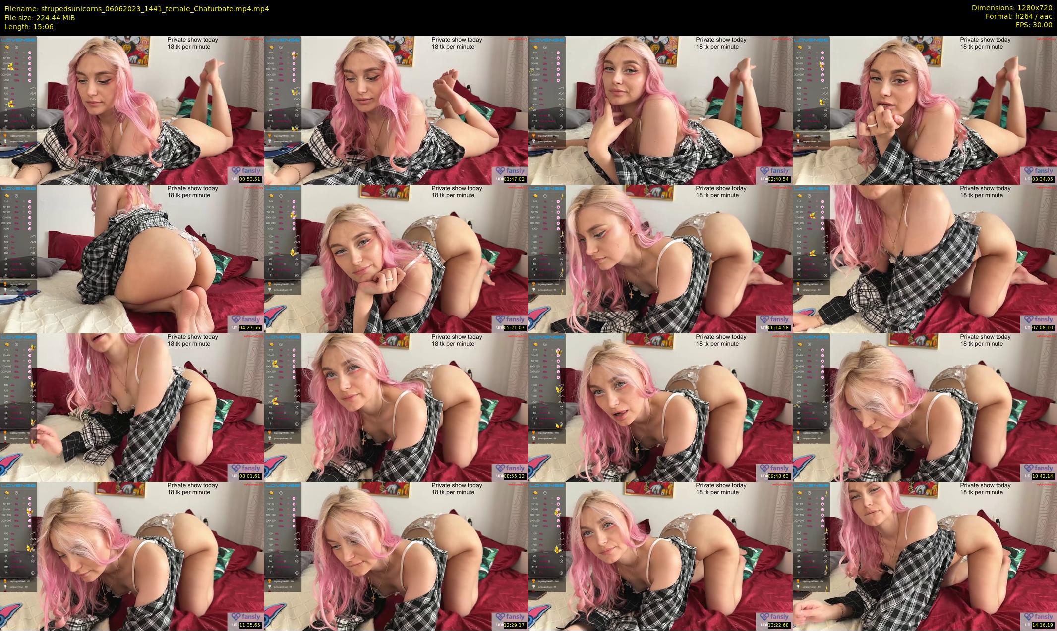 strupedsunicorns — 16 minute Chaturbate couple cam show recording, 720p, Jun 6, 2023