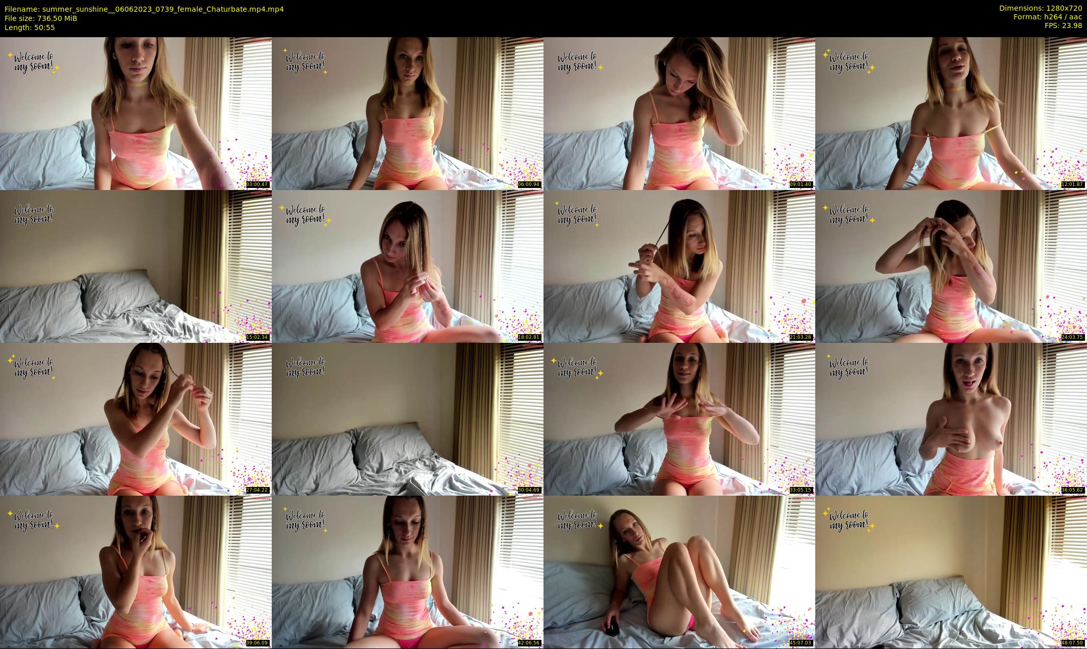 summer_sunshine_ — 51 minute Chaturbate female cam show recording, 720p, Jun 6, 2023
