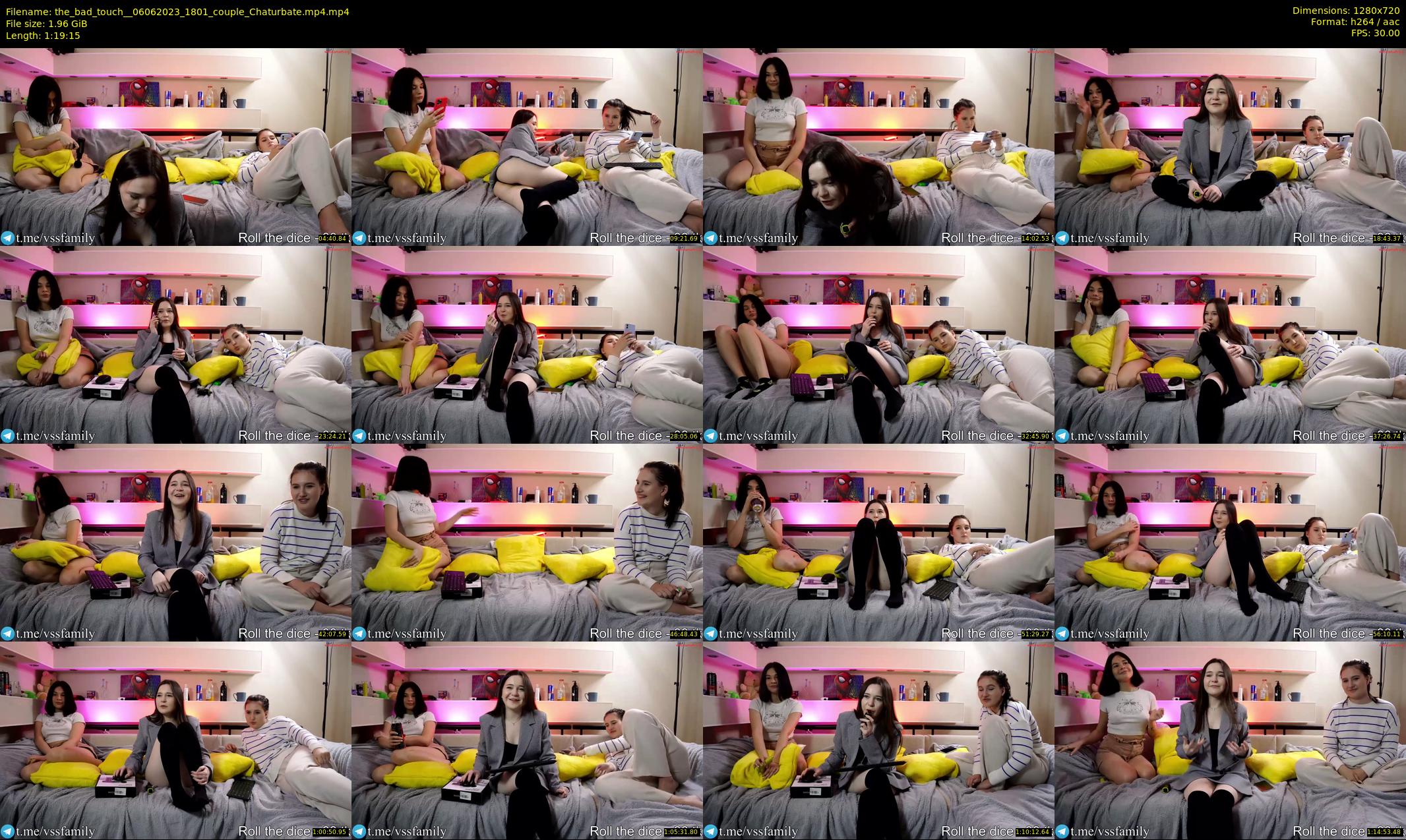 the_bad_touch_ — 80 minute Chaturbate couple cam show recording, 720p, Jun 6, 2023