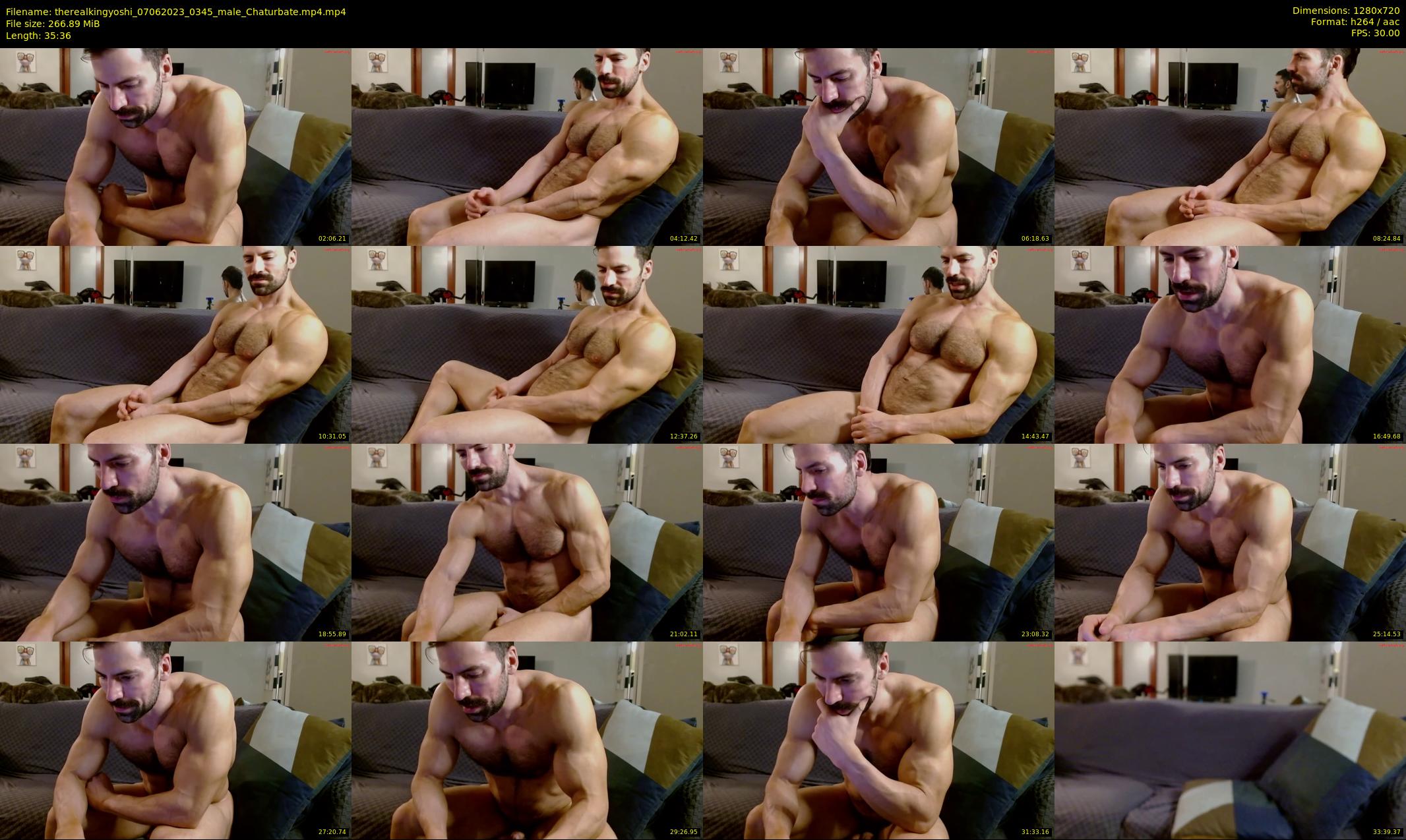 therealkingyoshi — 36 minute Chaturbate male cam show recording, 720p, Jun 7, 2023