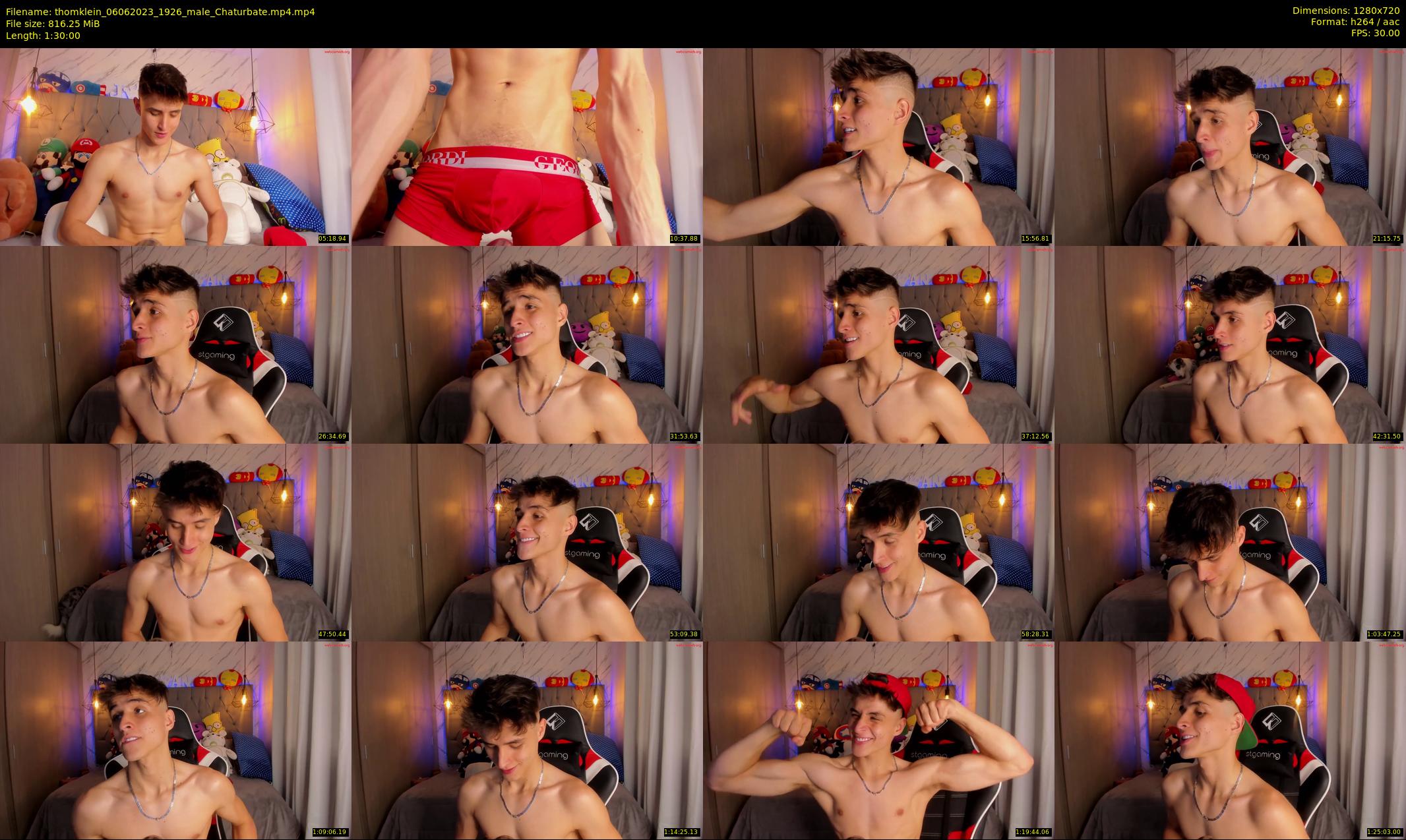 thomklein — 90 minute Chaturbate male cam show recording, 720p, Jun 6, 2023