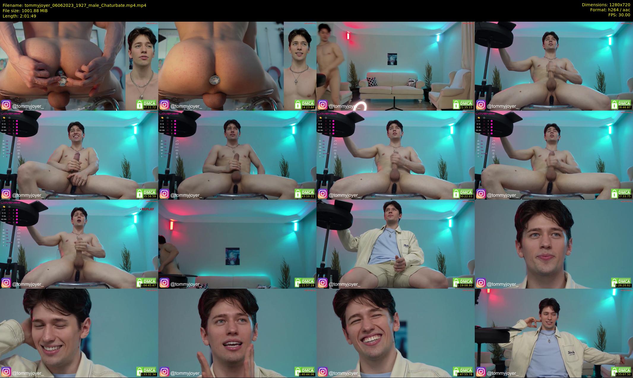 tommyjoyer — 122 minute Chaturbate male cam show recording, 720p, Jun 6, 2023