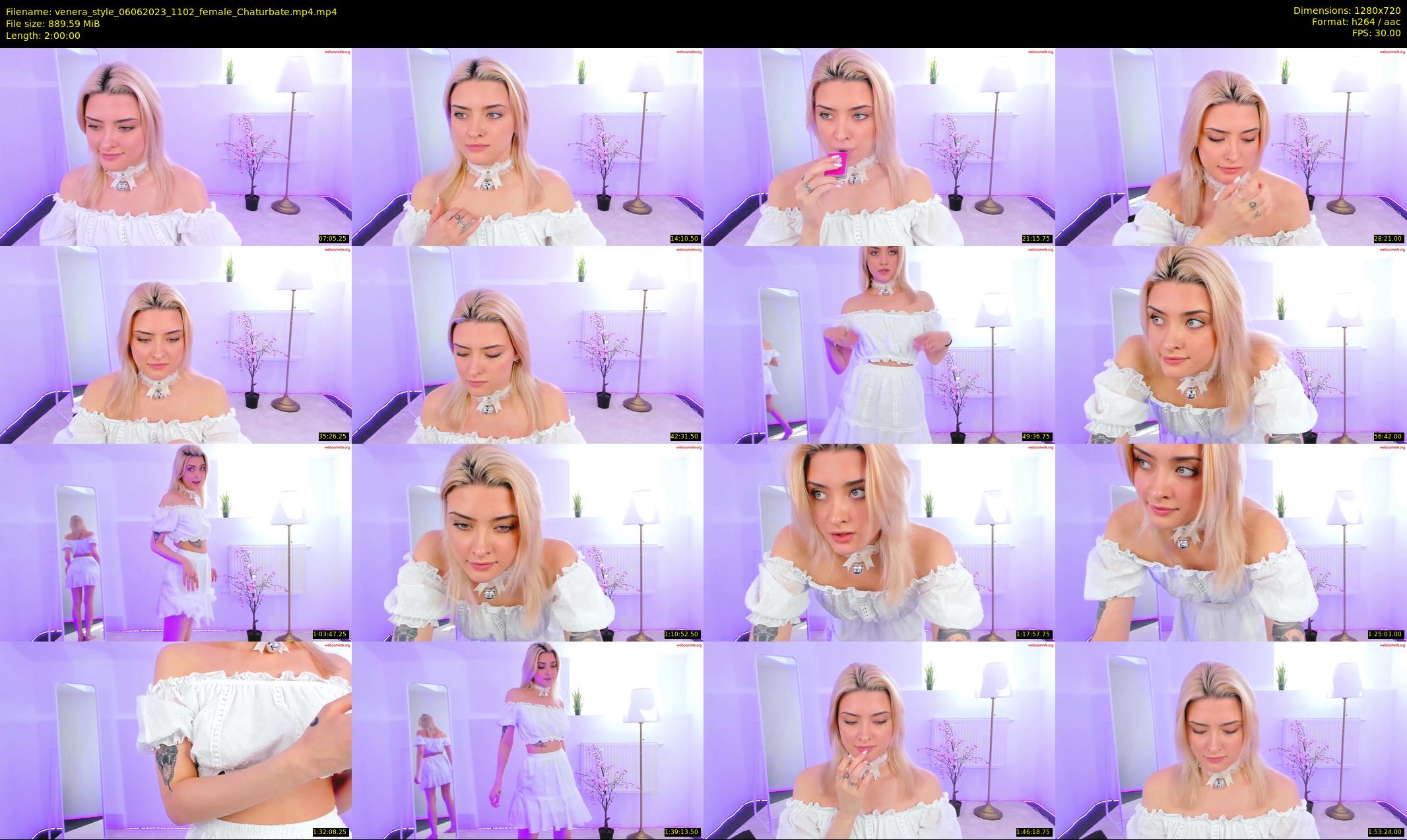 venera_style — 120 minute Chaturbate female cam show recording, 720p, Jun 6, 2023