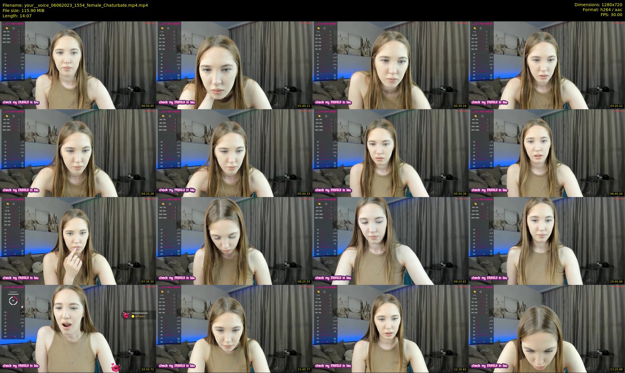 your__voice — 15 minute Chaturbate female cam show recording, 720p, Jun 6, 2023