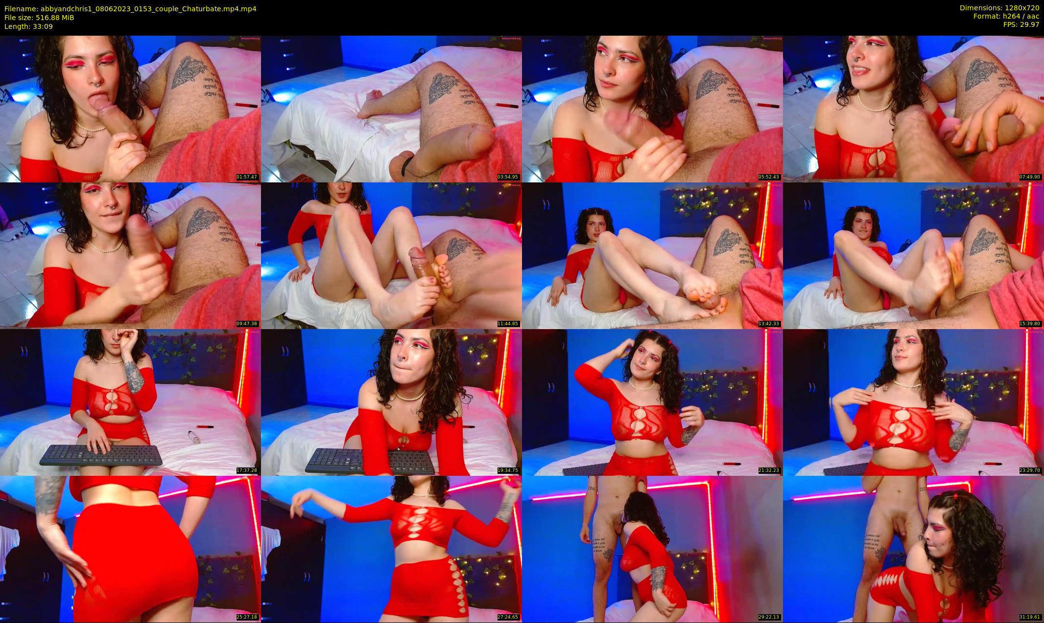abbyandchris1 — 34 minute Chaturbate couple cam show recording, 720p, Jun 8, 2023